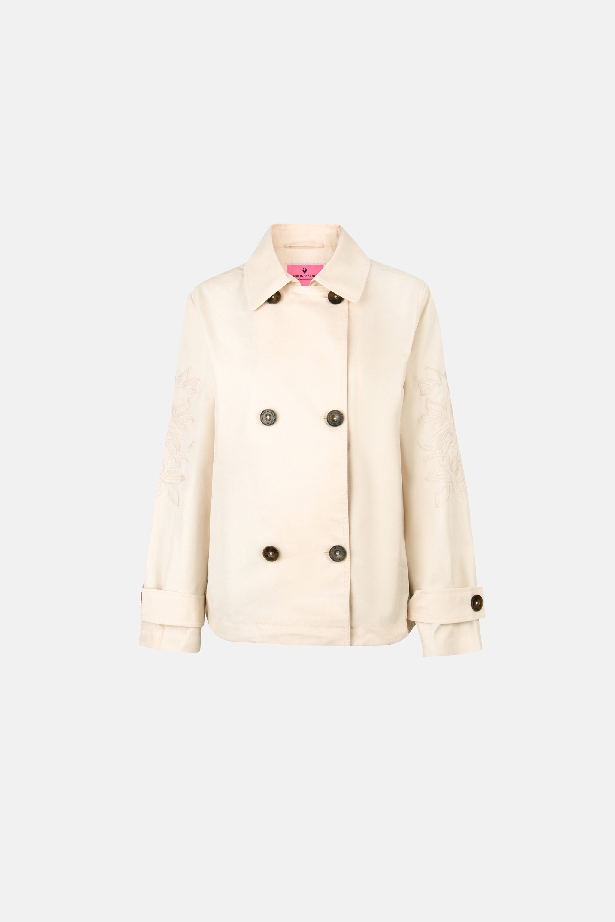 Trenchcoat "IniaL" aus Baumwollmix