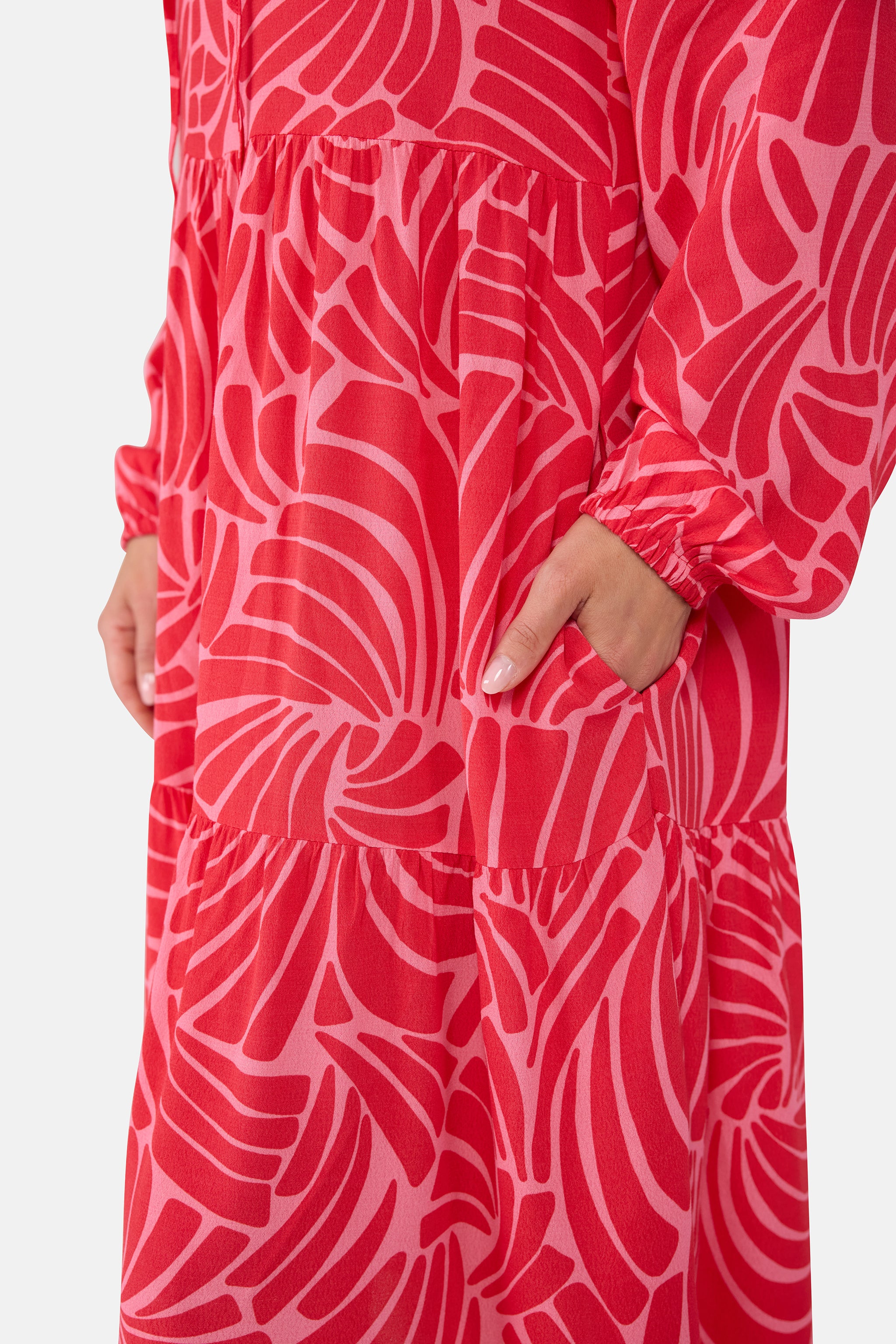 Stufenkleid "EaraL" aus Viskose