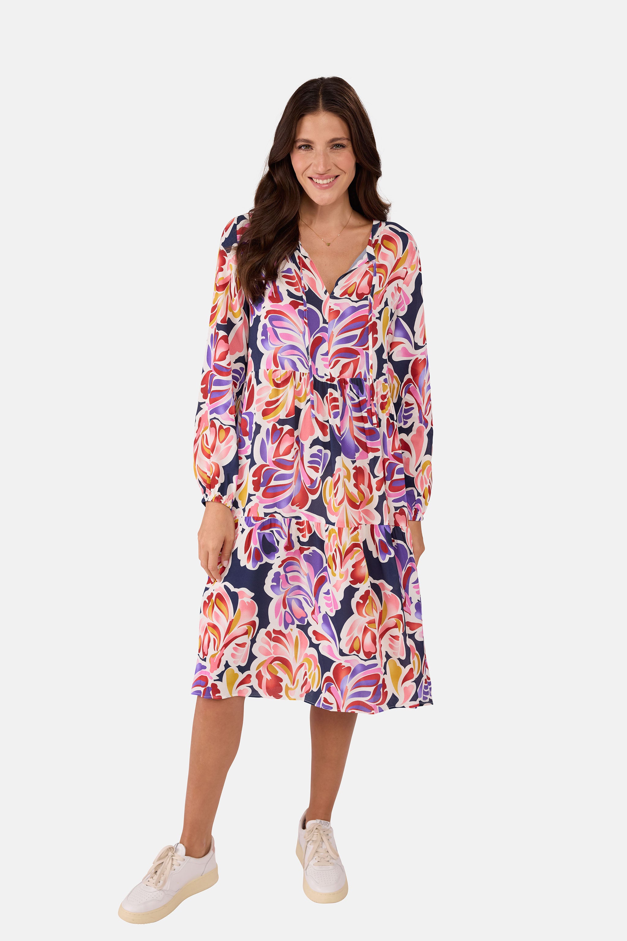 Stufenkleid "EaraL" aus Viskose