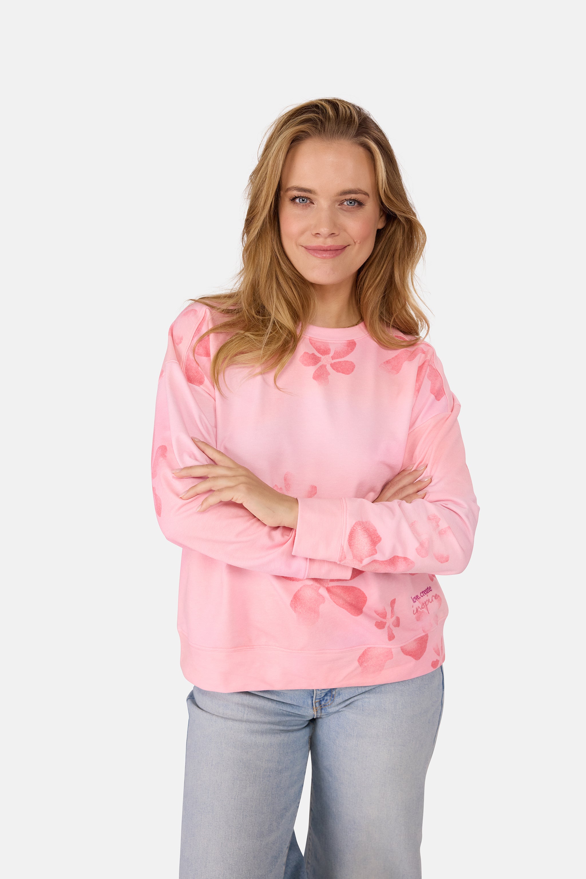 Sweatshirt "CarlottaL" aus Baumwollmix