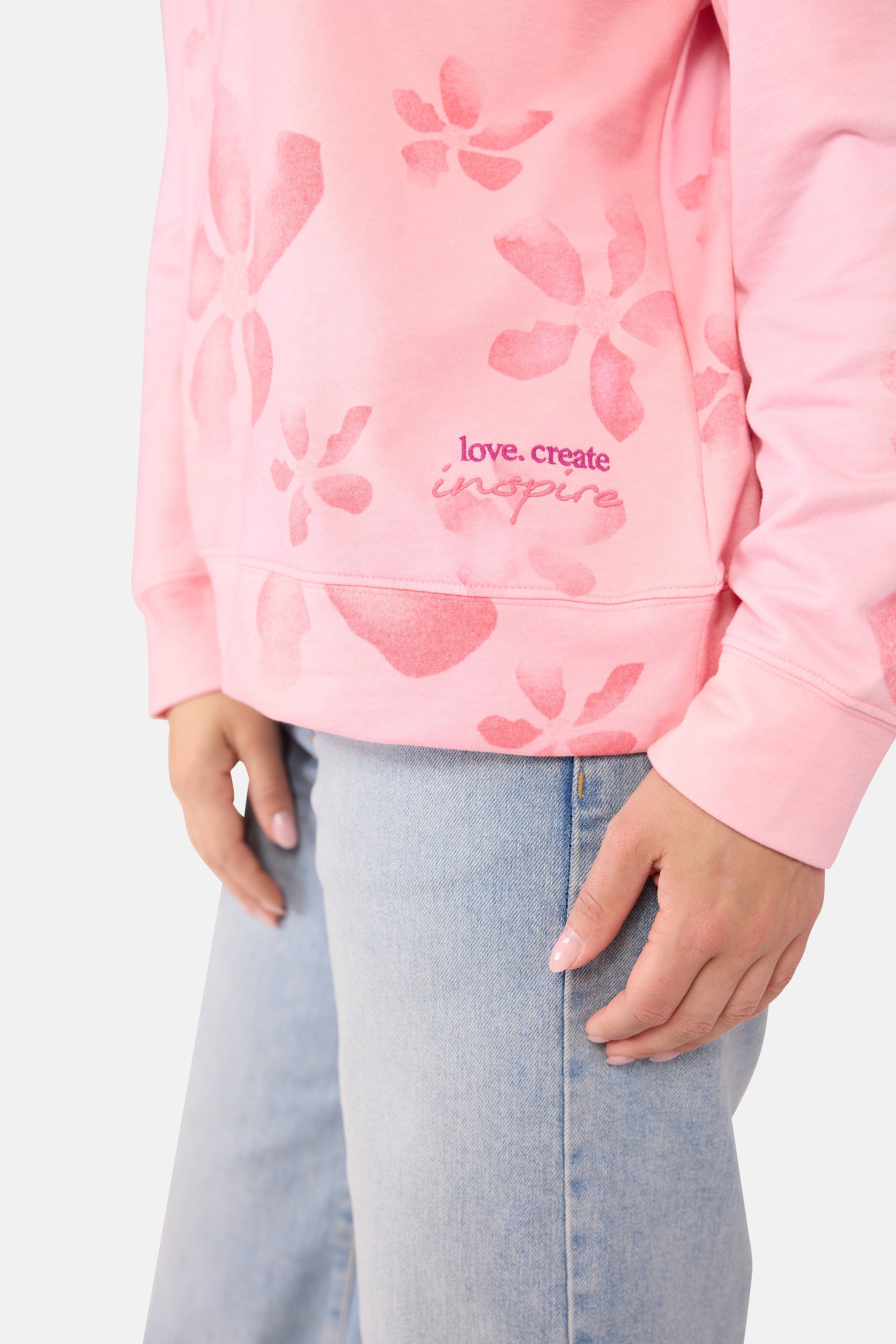 Sweatshirt "CarlottaL" aus Baumwollmix