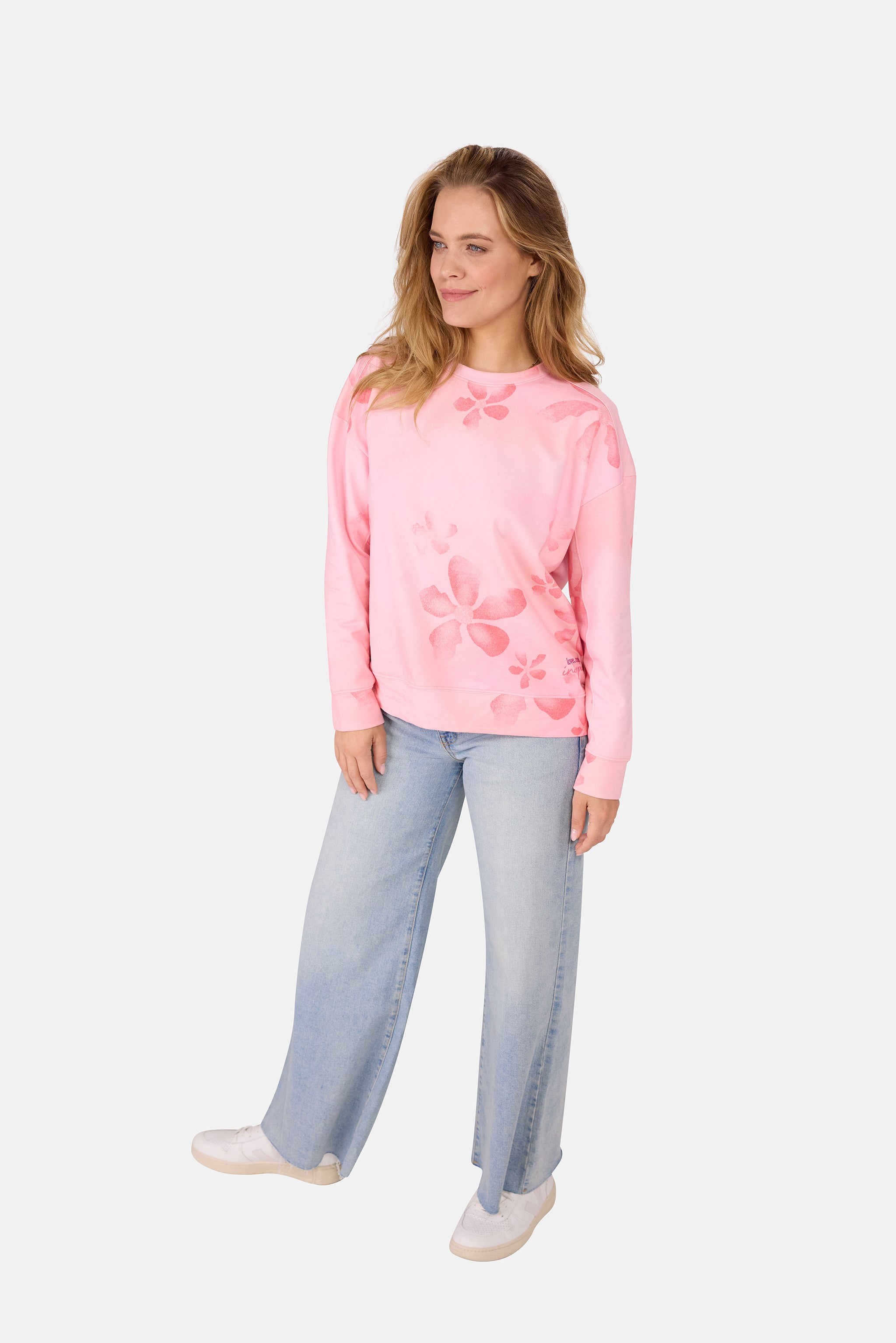 Sweatshirt "CarlottaL" aus Baumwollmix