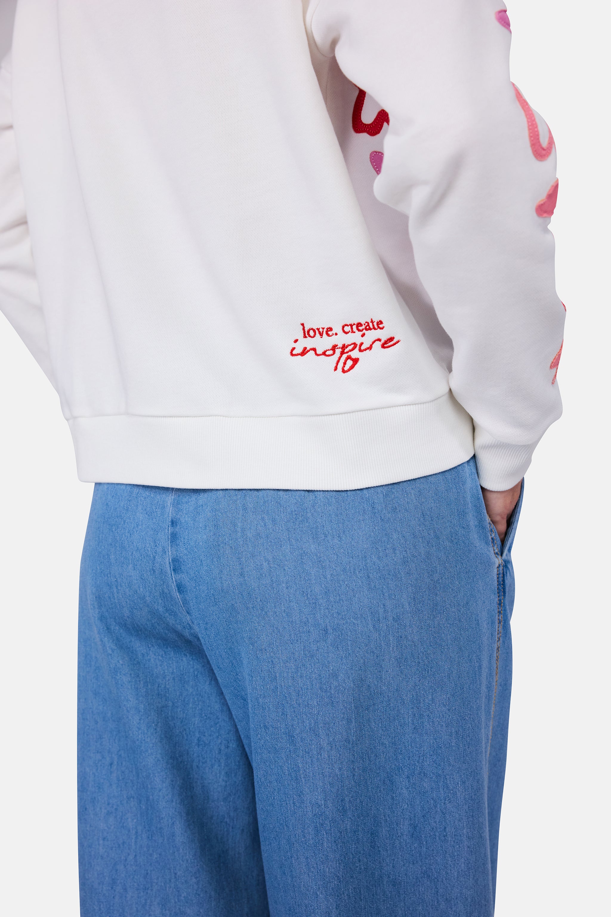 Sweater "CharlyL" aus Baumwolle