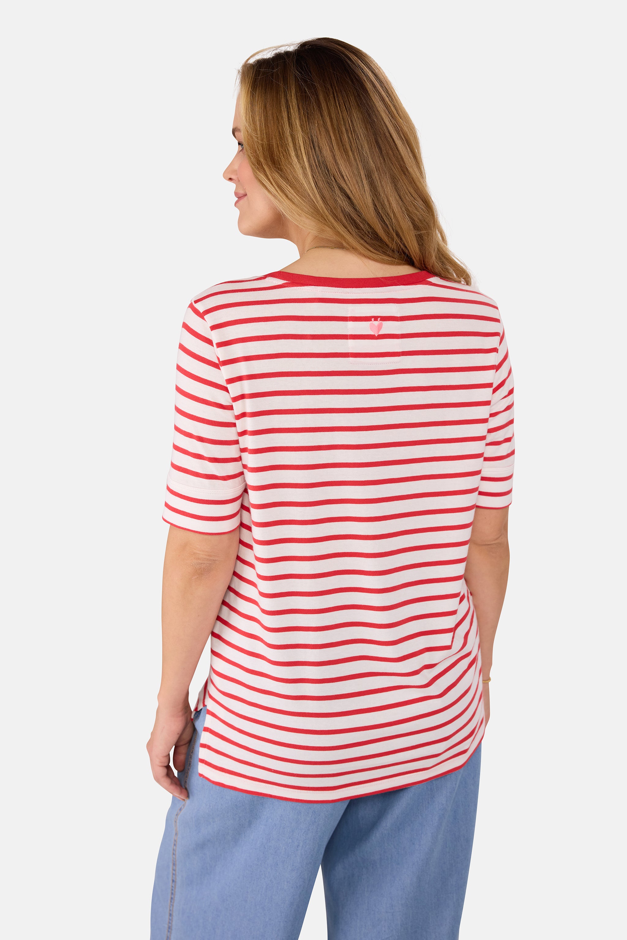 T-Shirt "DianeL" aus Baumwolle