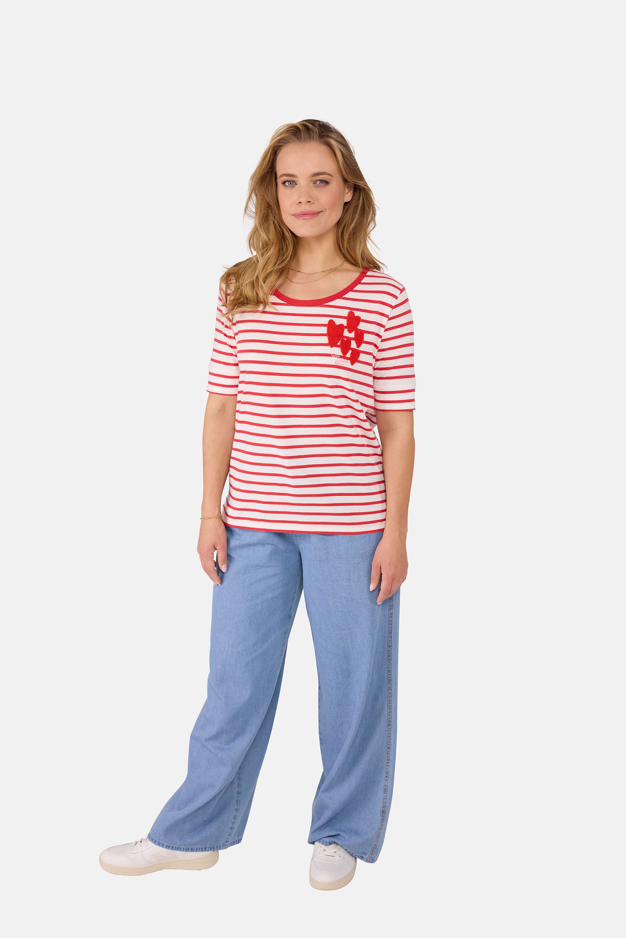 T-Shirt "DianeL" aus Baumwolle