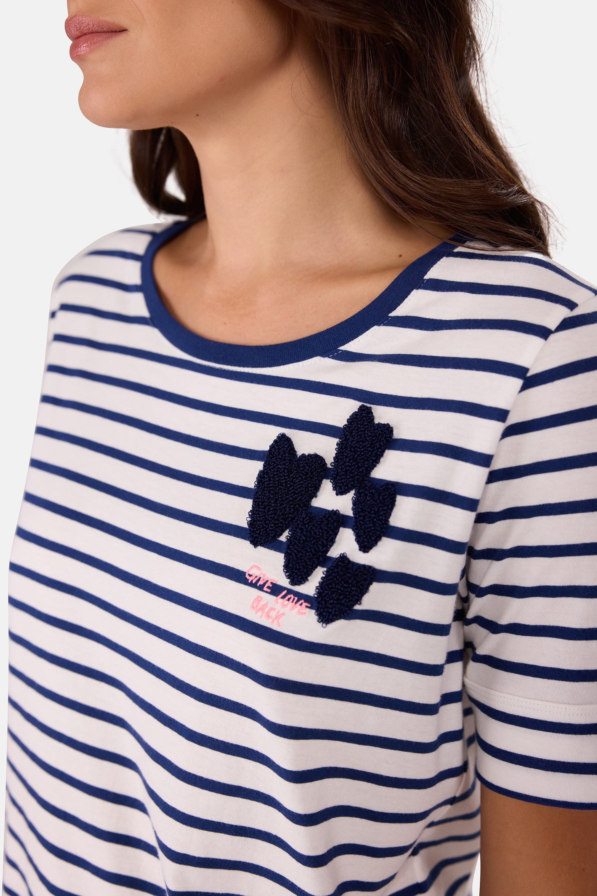 T-Shirt "DianeL" aus Baumwolle