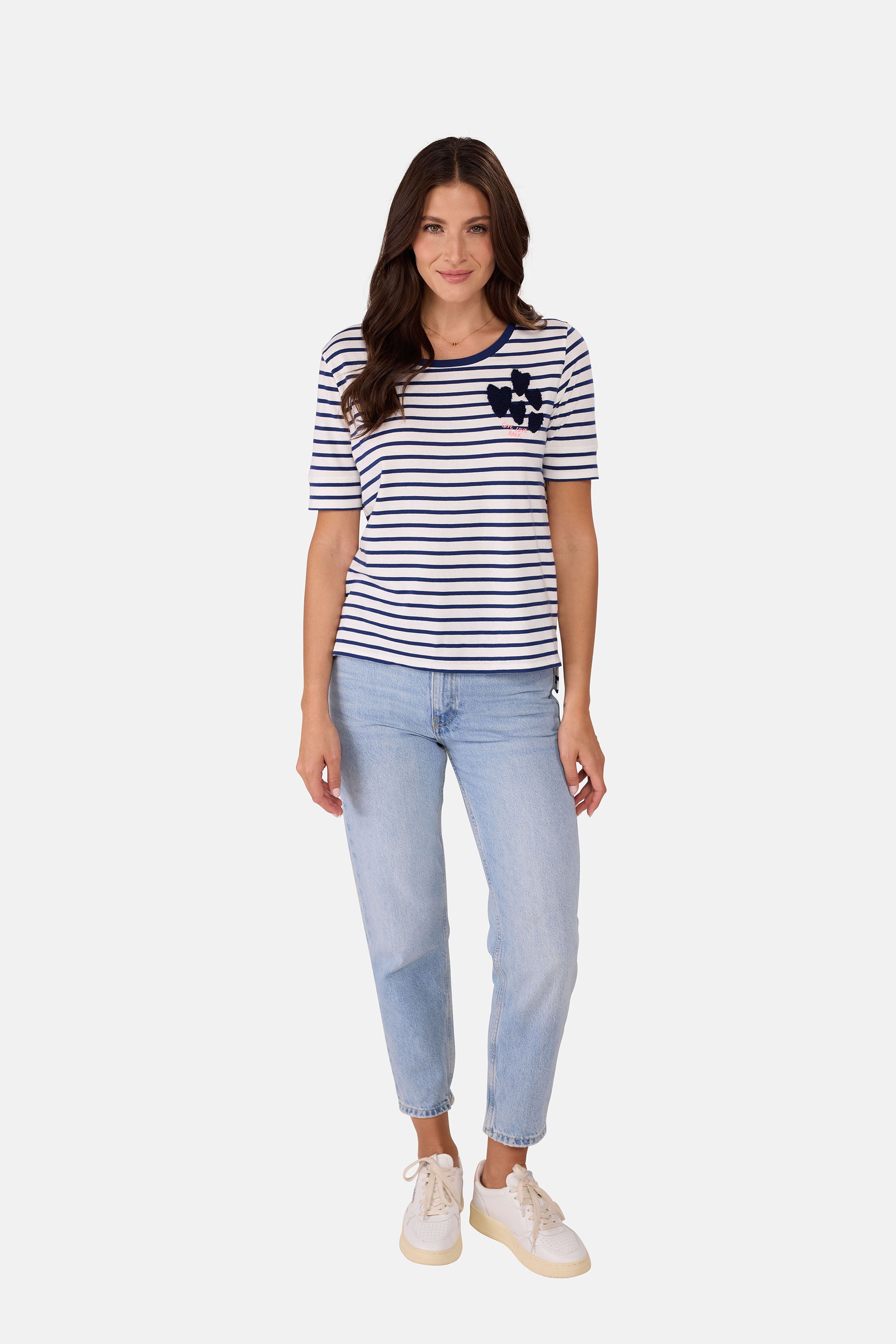 T-Shirt "DianeL" aus Baumwolle