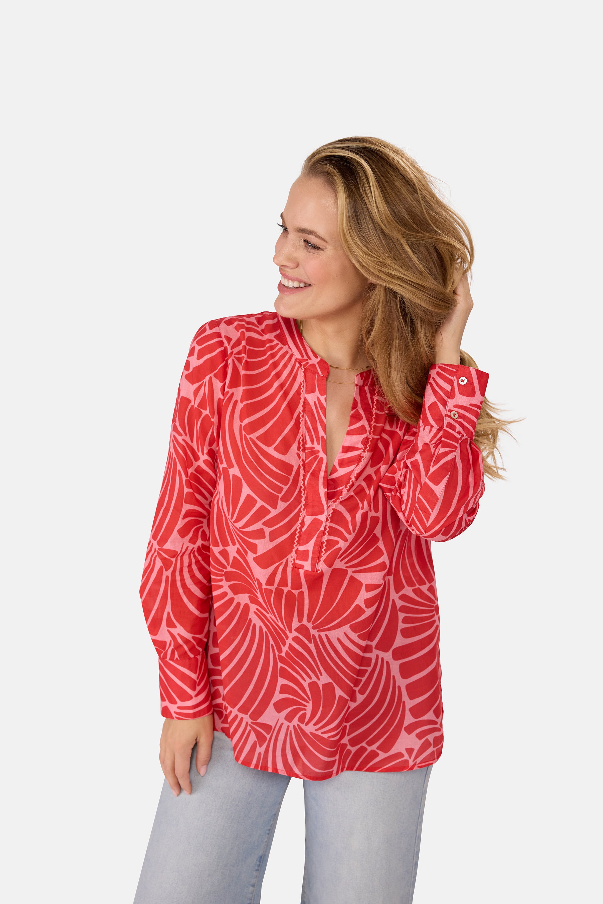 Bluse "RobikaL" aus Baumwolle