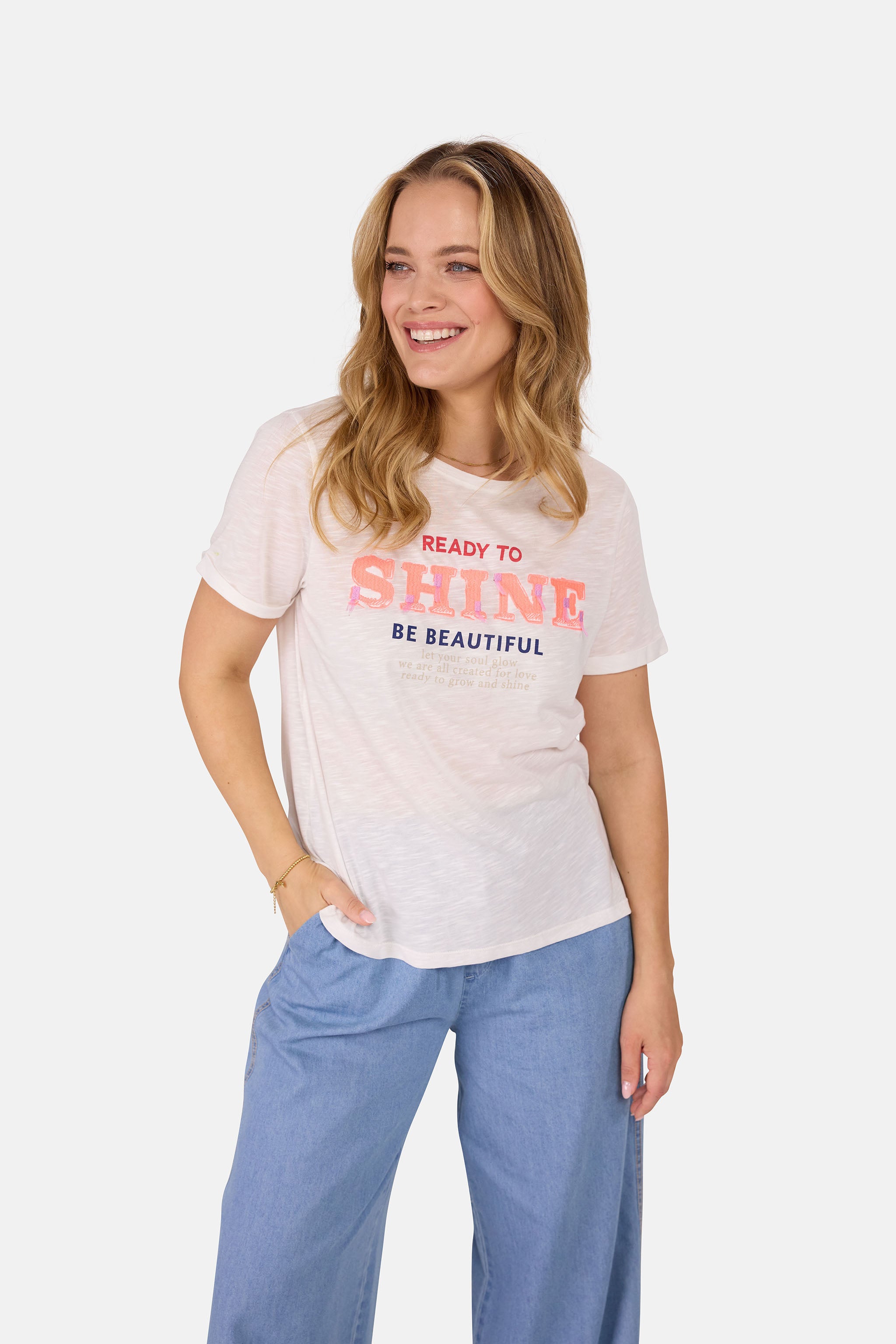 T-Shirt "DruanaL" aus Baumwolle