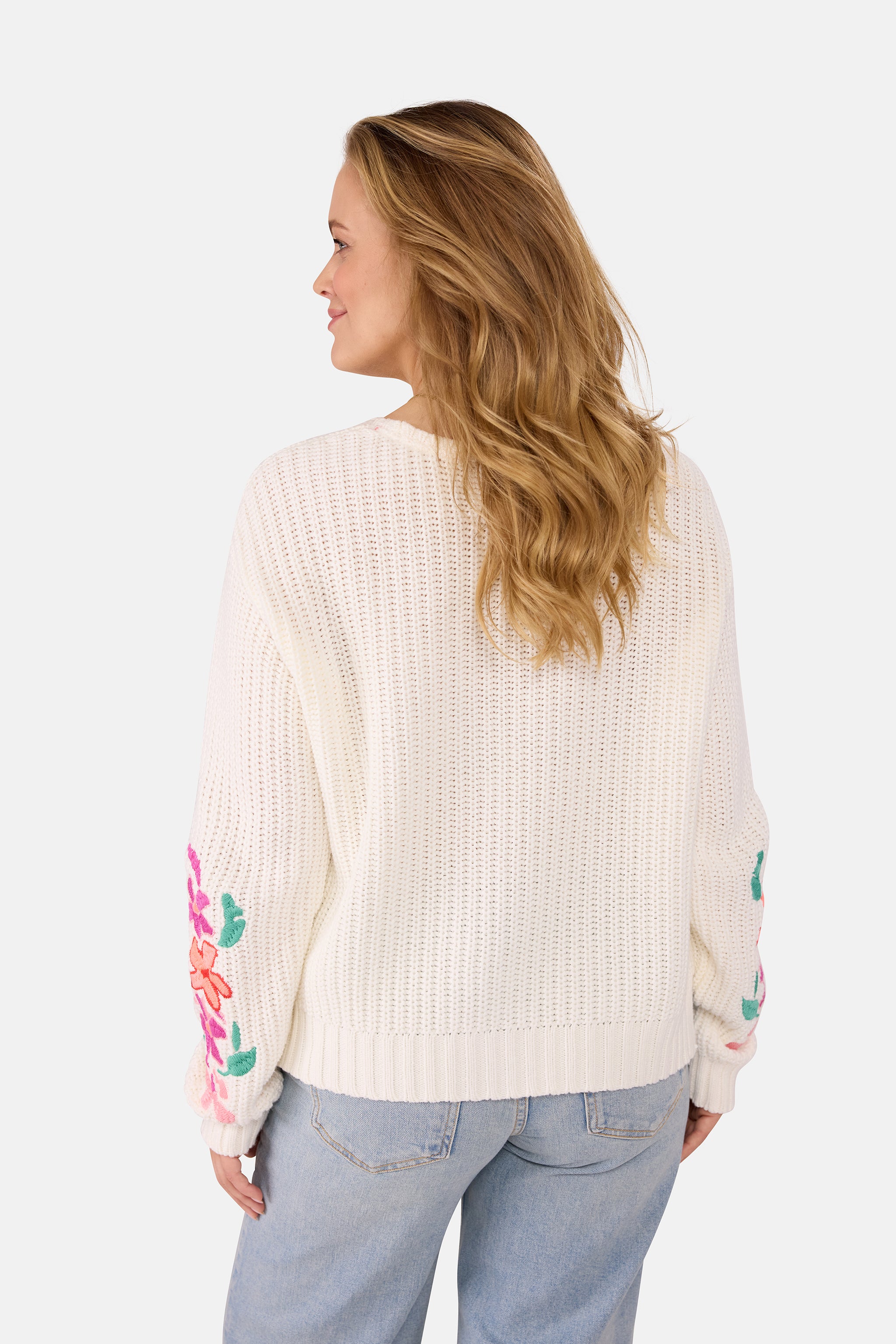Pullover "AminaL" aus Baumwollmix