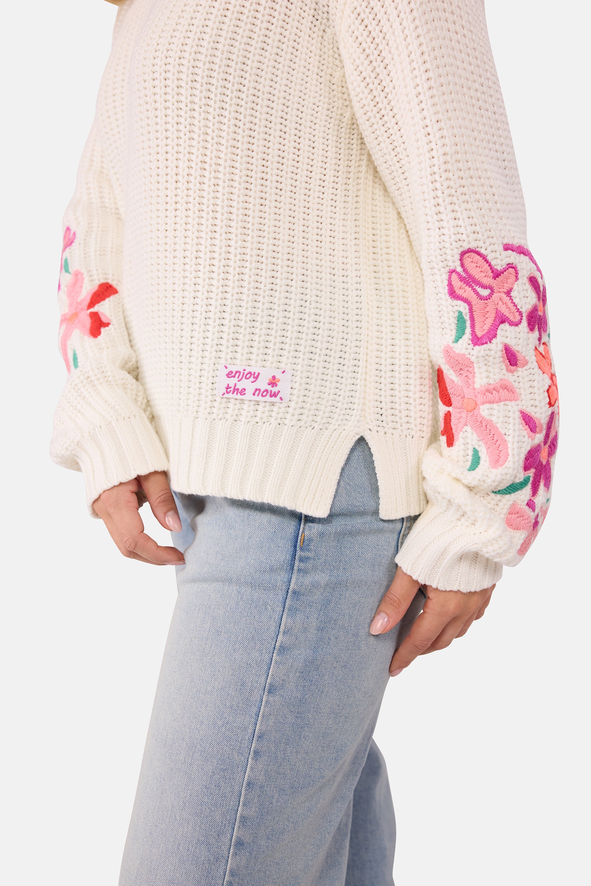 Pullover "AminaL" aus Baumwollmix