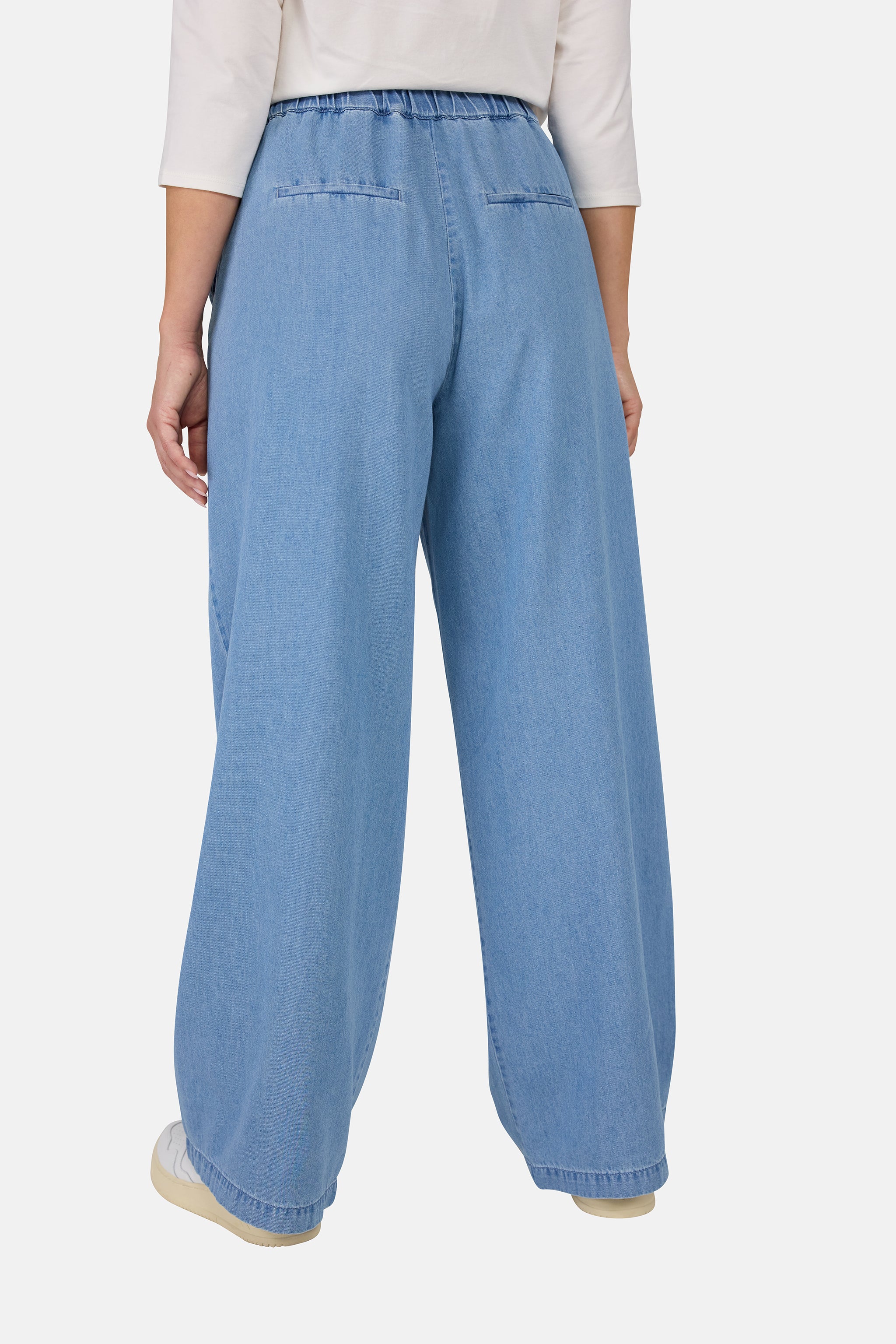 Bundfaltenhose "LS-051" aus Lyocellmix