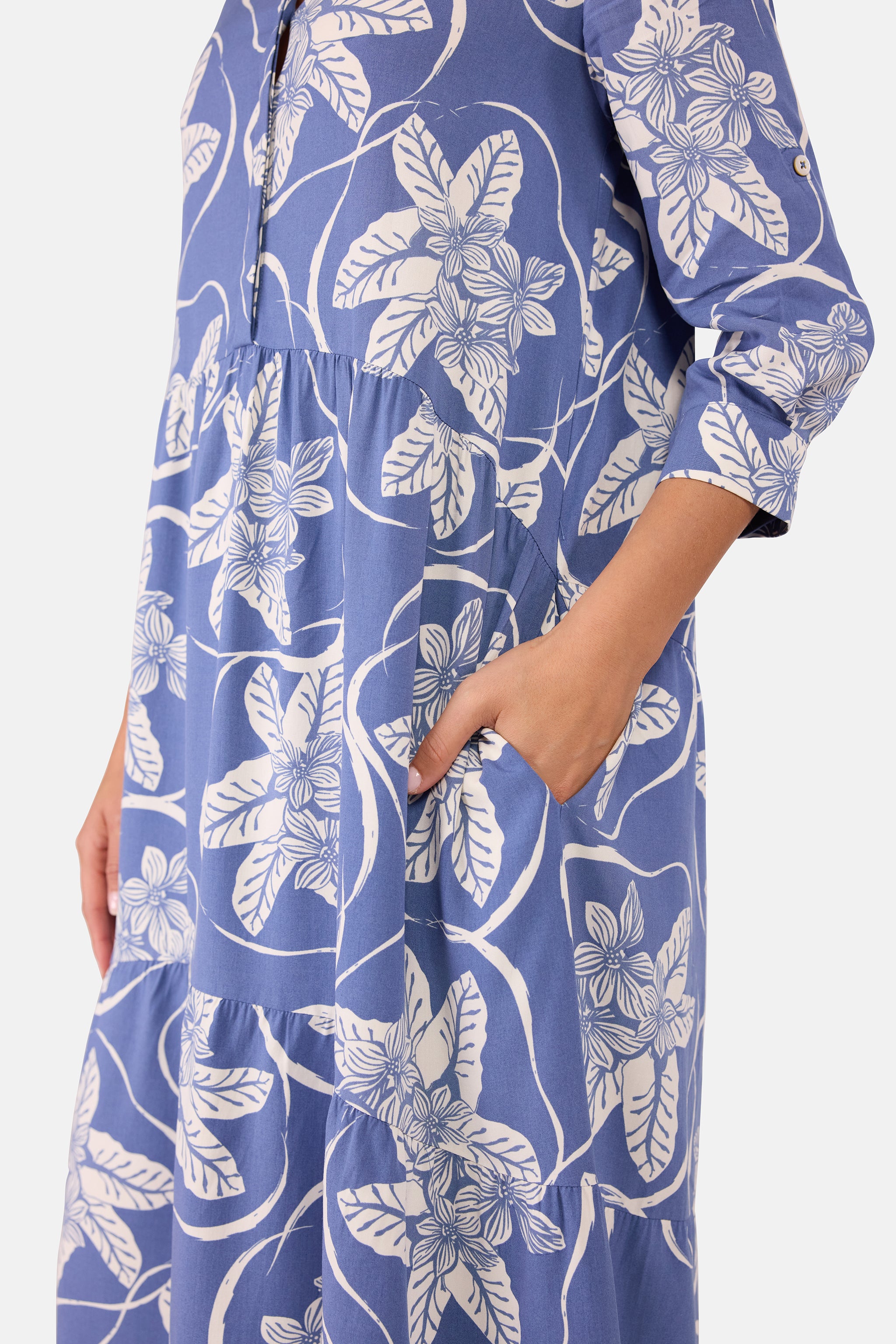 Hemdblusenkleid "RorabethL" aus Viskose