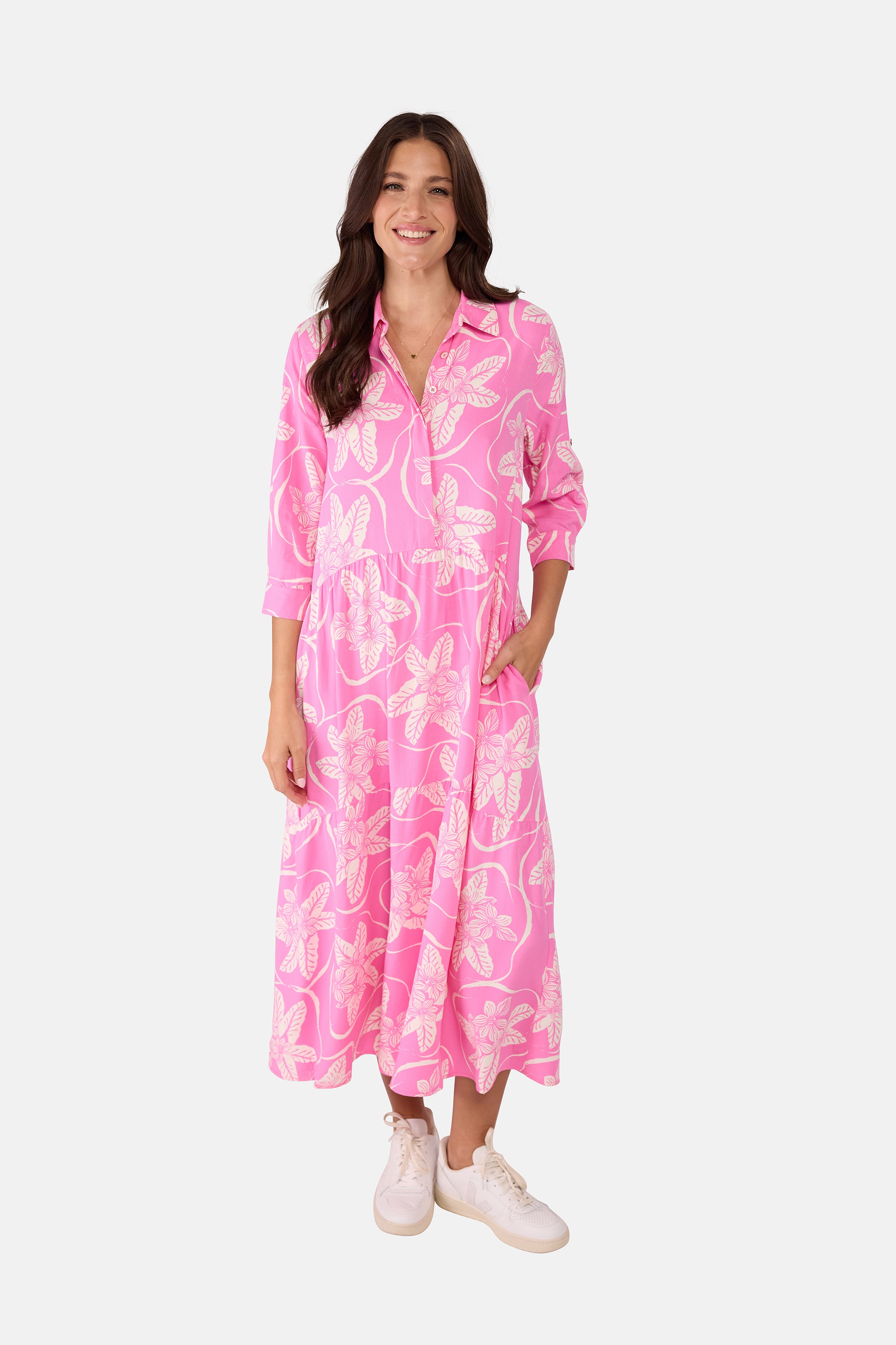 Hemdblusenkleid "RorabethL" aus Viskose