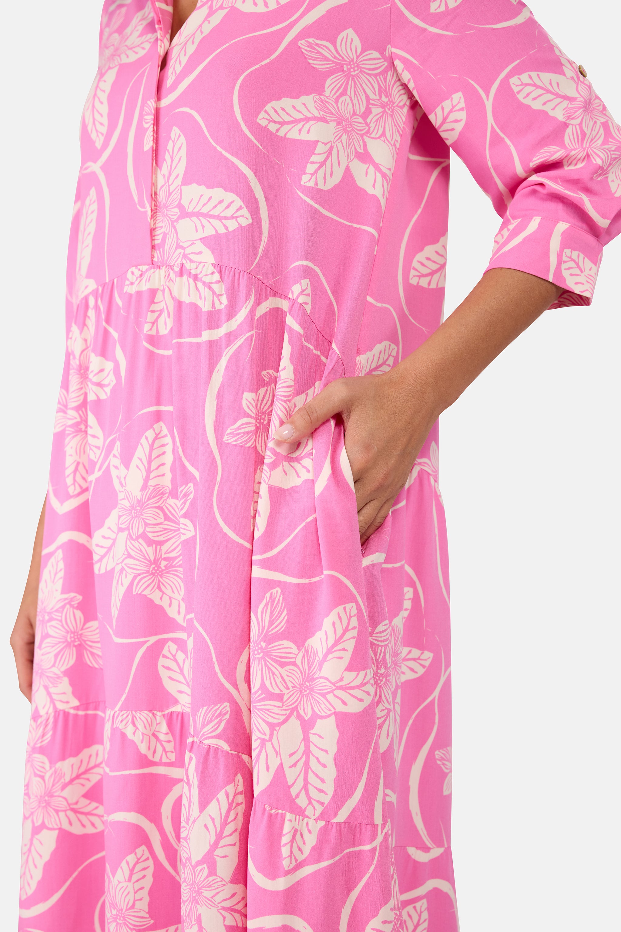 Hemdblusenkleid "RorabethL" aus Viskose