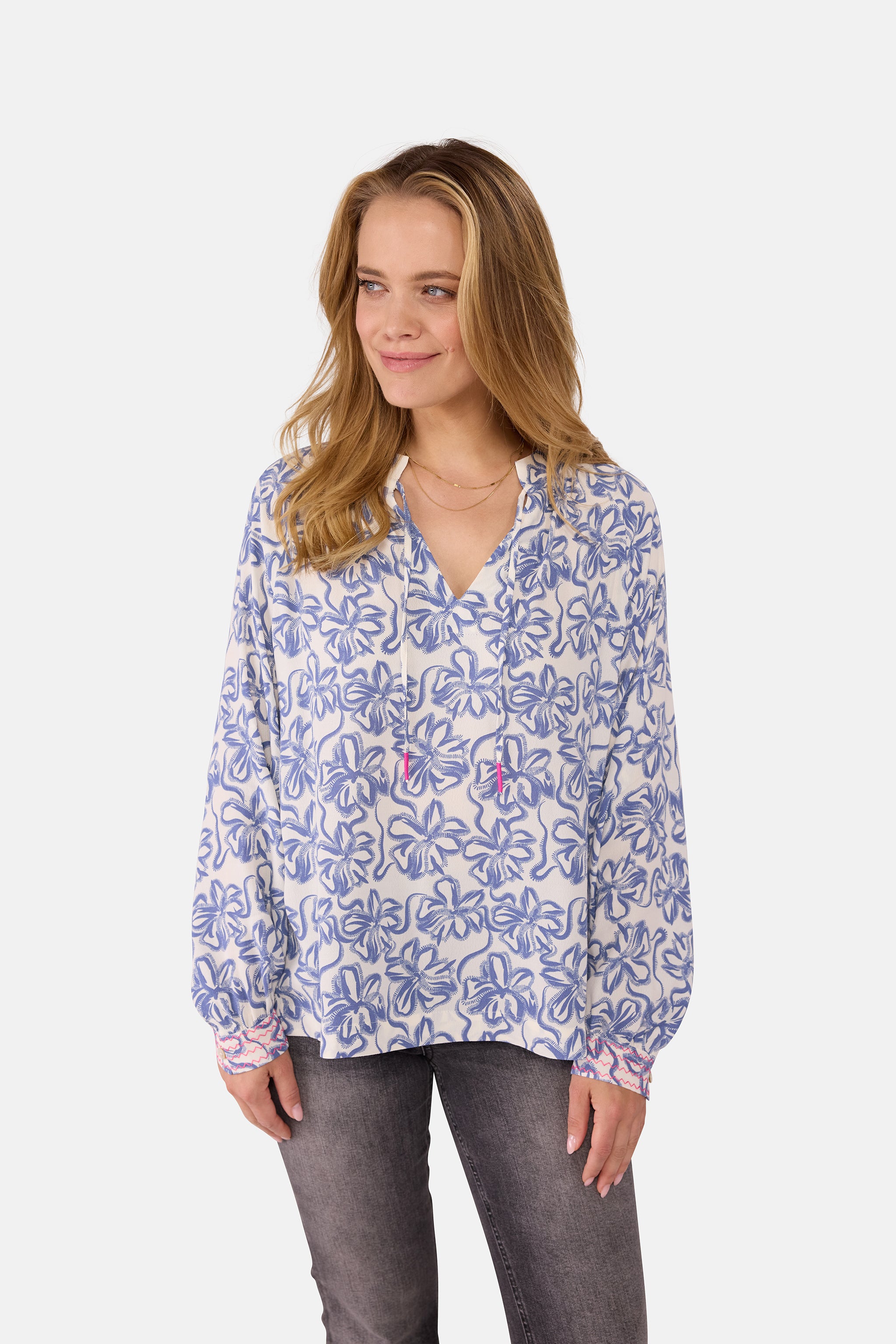 Bluse "RukaniL" aus Viskose