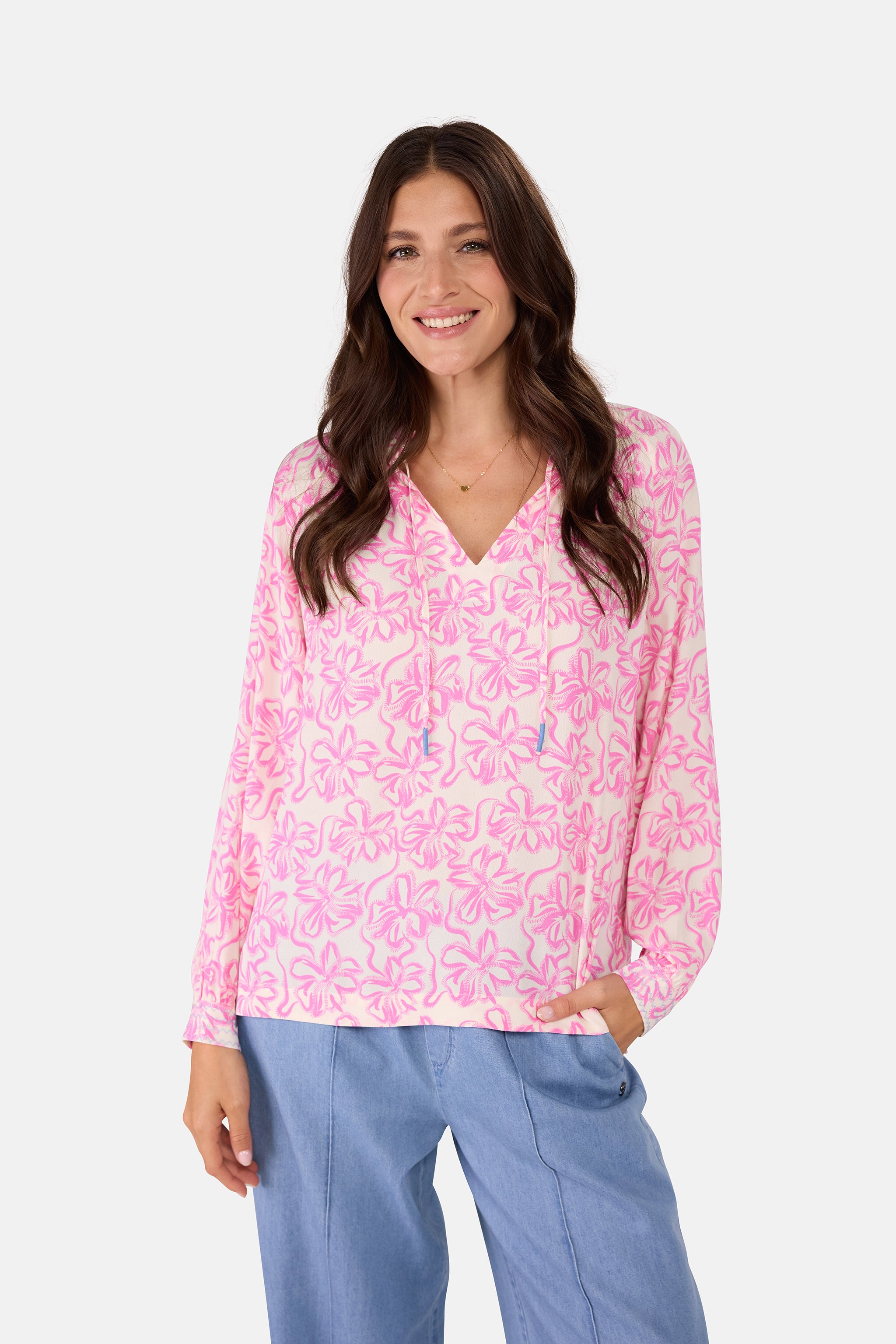 Bluse "RukaniL" aus Viskose