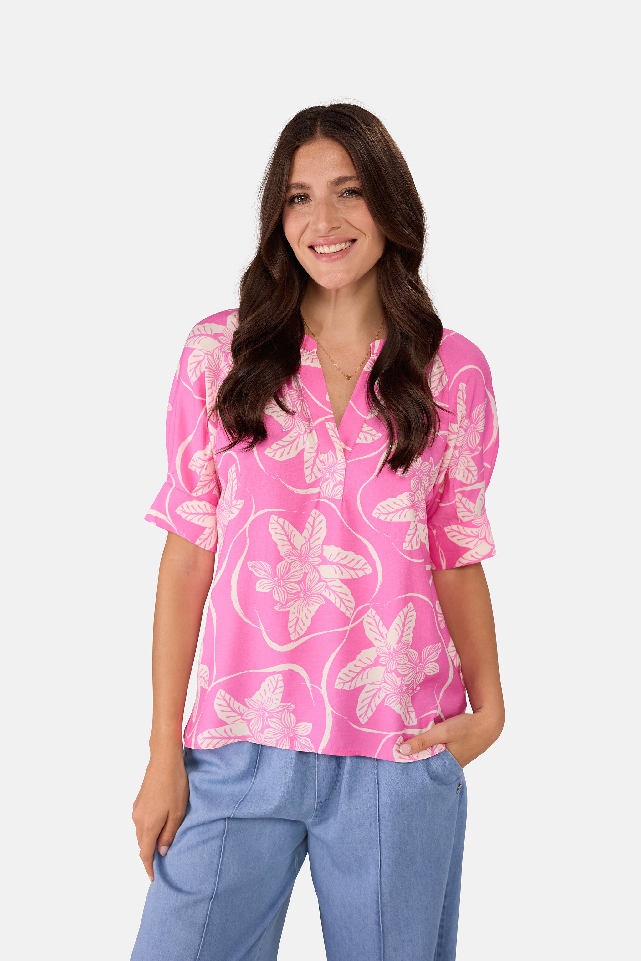 Bluse "RosulaL" aus Viskosemix