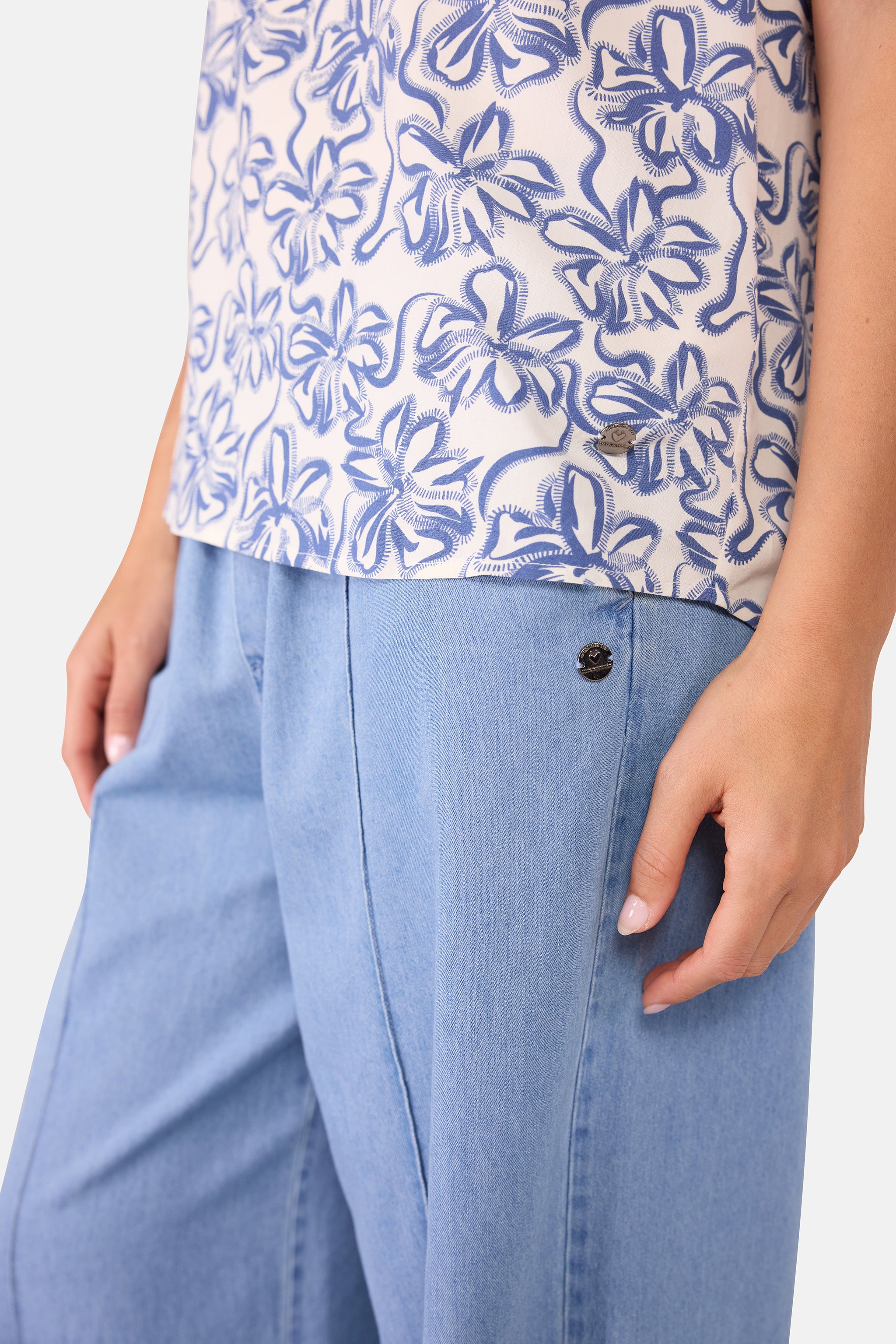 Bluse "ReneeL" aus Viskose