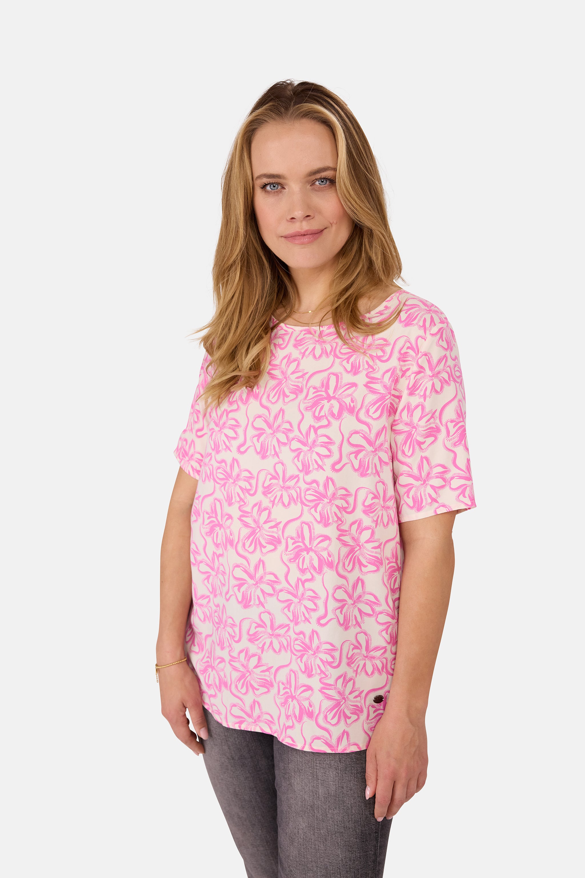 Bluse "ReneeL" aus Viskose