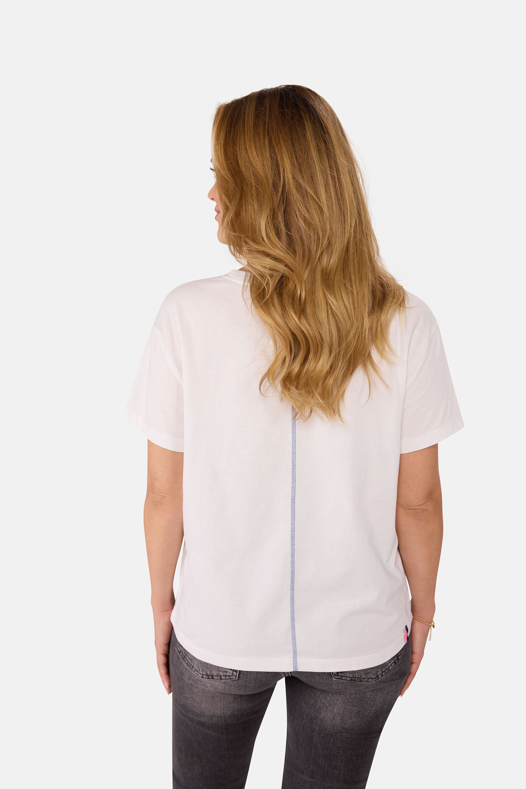 T-Shirt "DianeleL" aus Baumwolle