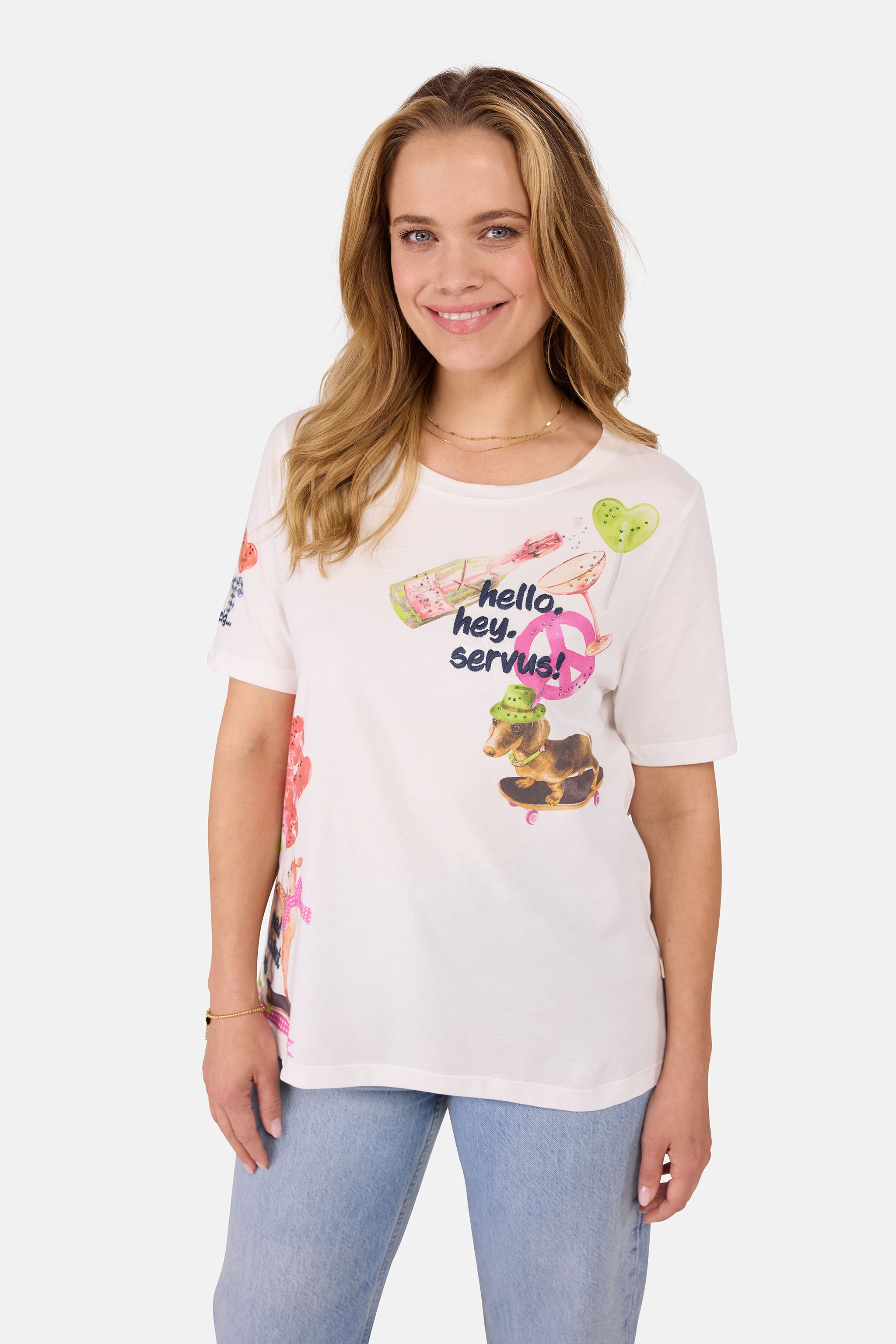 T-Shirt "CarinaL" aus Baumwolle