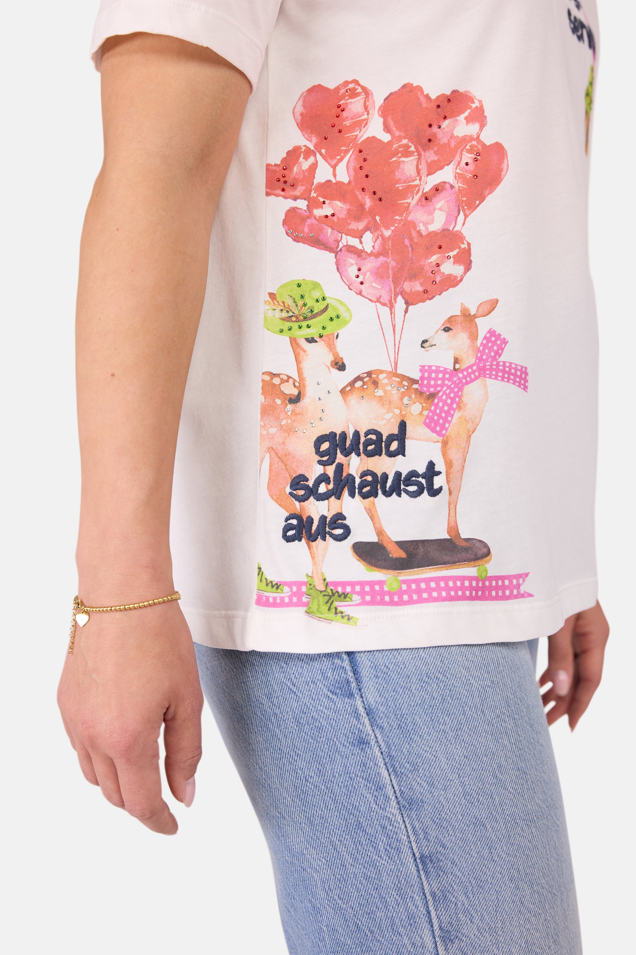 T-Shirt "CarinaL" aus Baumwolle