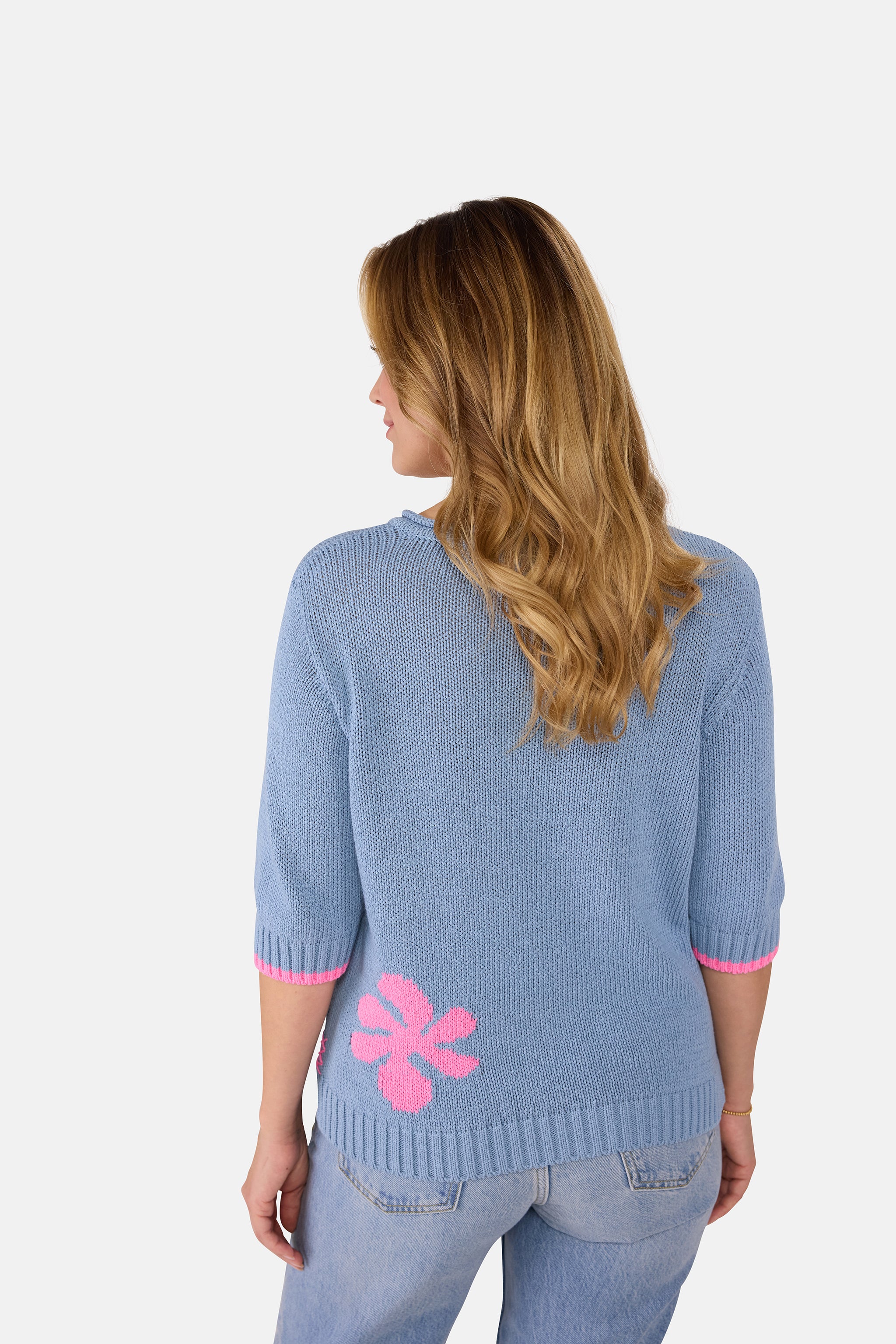 Pullover "AminaL" aus Baumwollmix