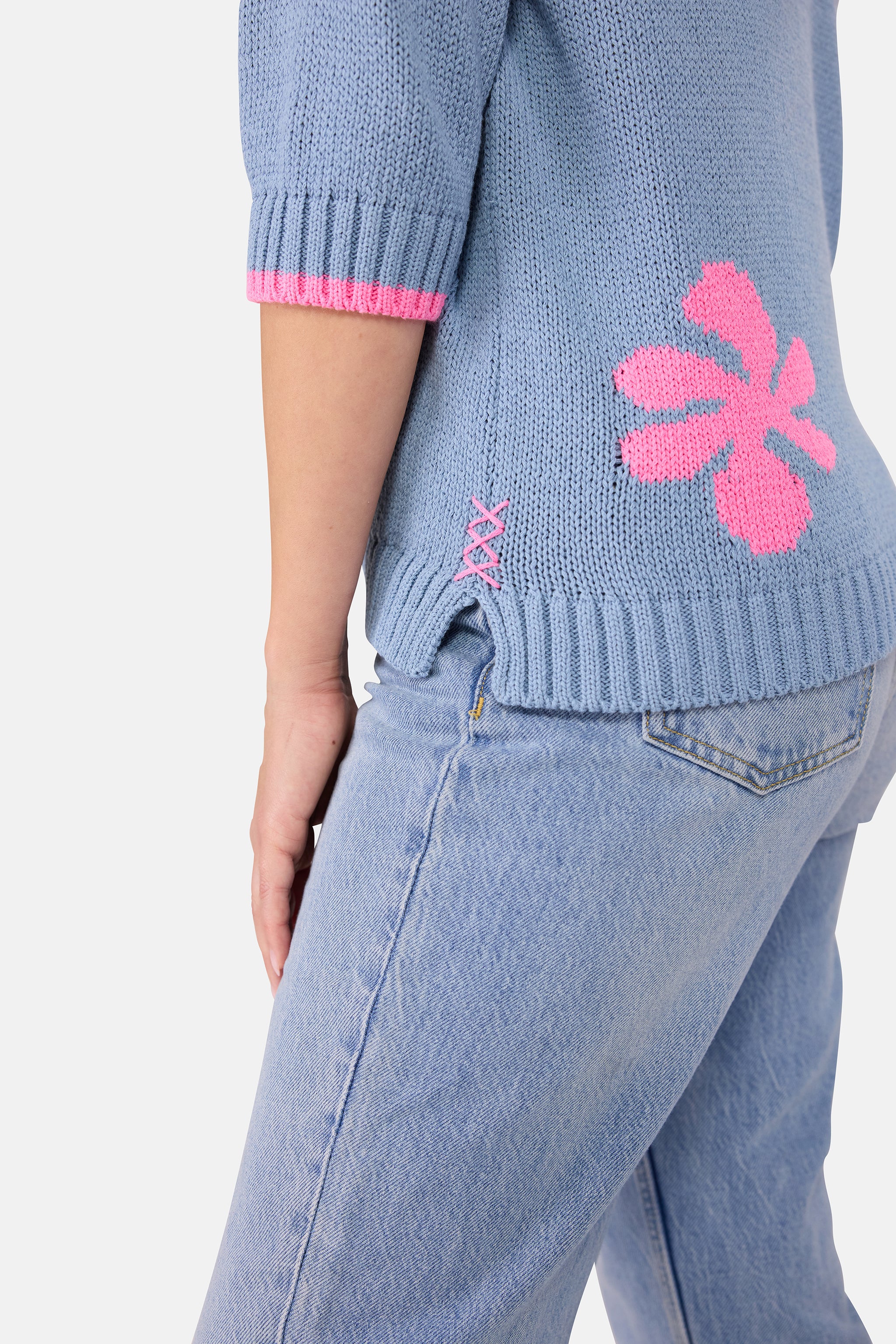 Pullover "AminaL" aus Baumwollmix