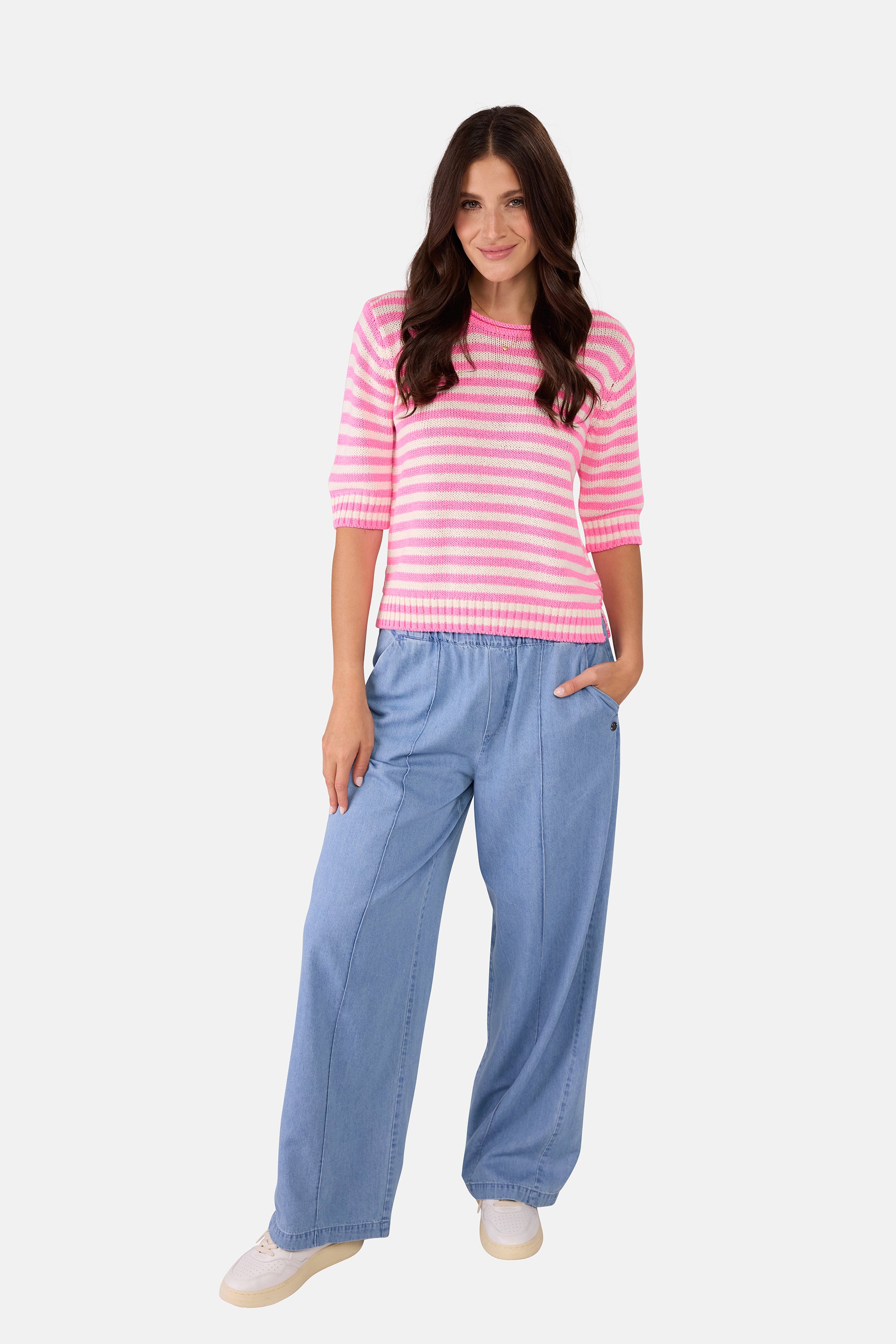 Pullover "AminaL" aus Baumwollmix