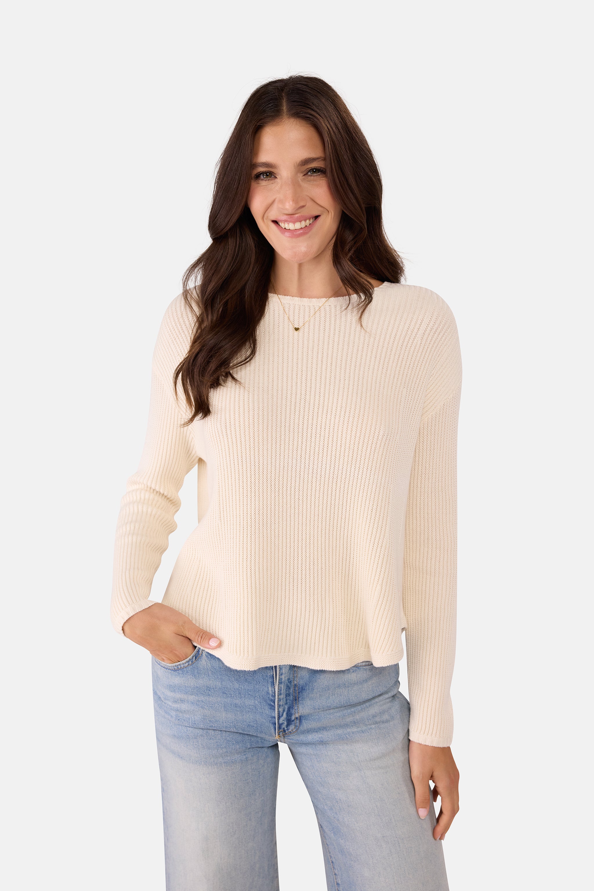 Pullover "AminaL" aus Baumwolle