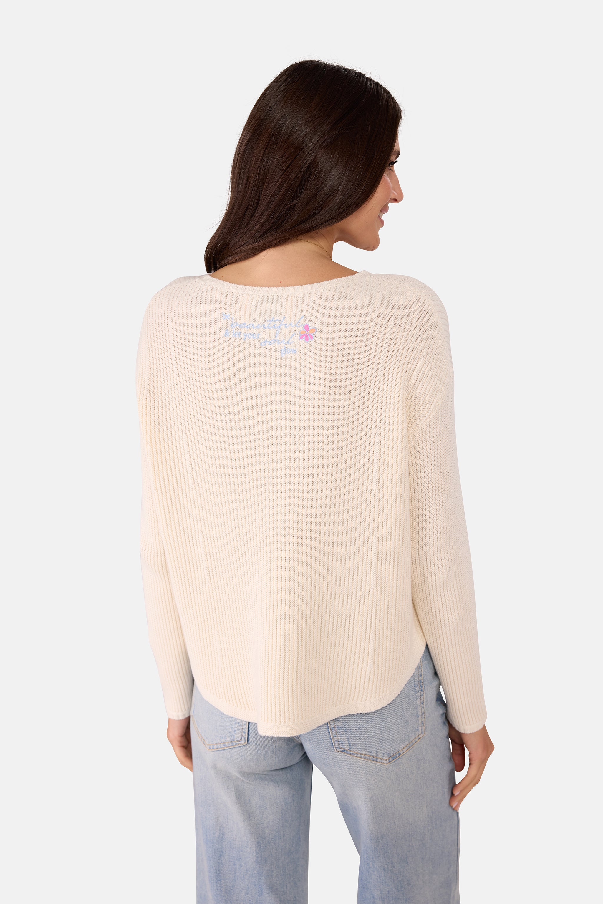 Pullover "AminaL" aus Baumwolle