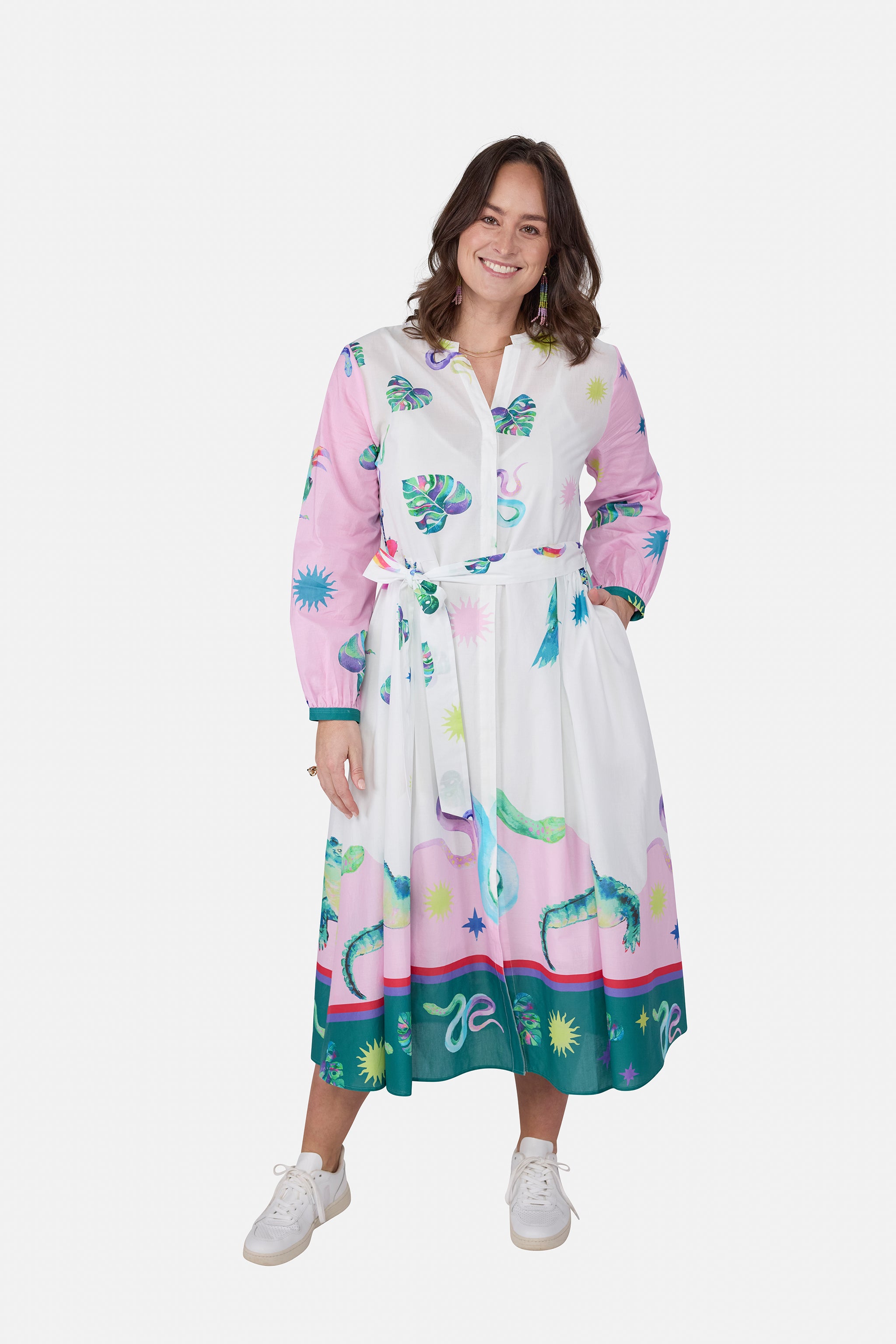 Kleid "RalyL" aus Baumwolle