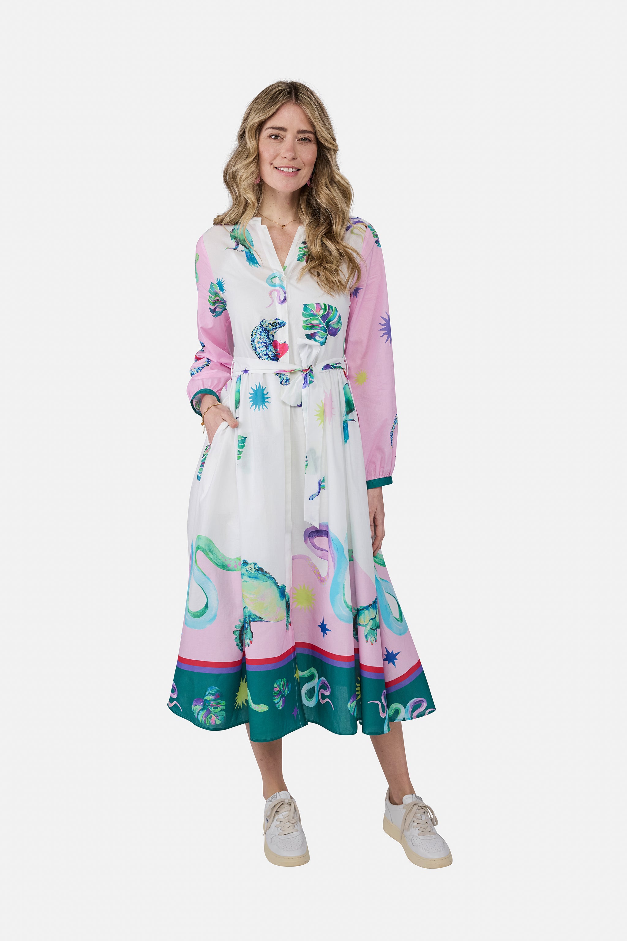 Kleid "RalyL" aus Baumwolle