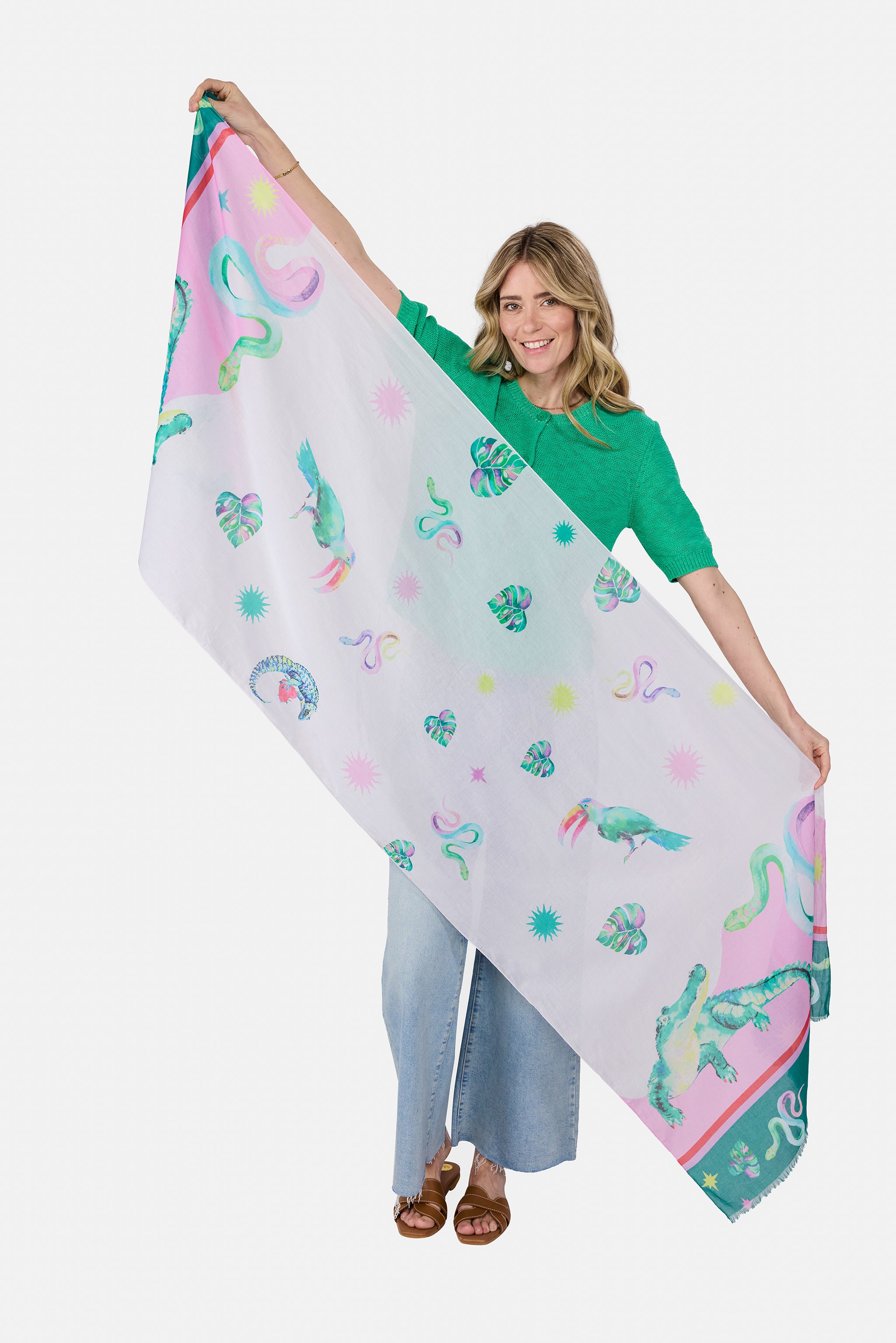 Schal "MaylaL" aus Baumwolle