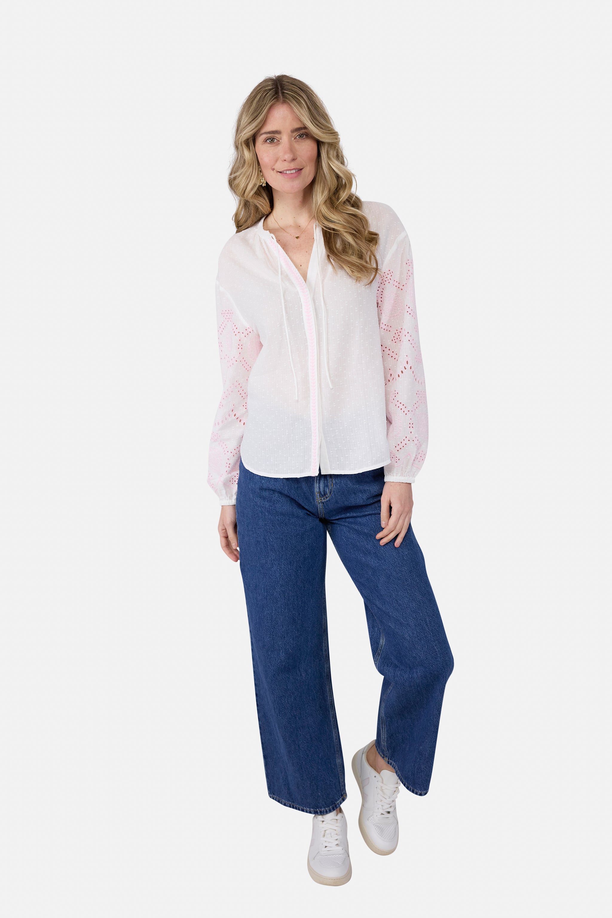 Bluse "ElcinL" aus Baumwolle