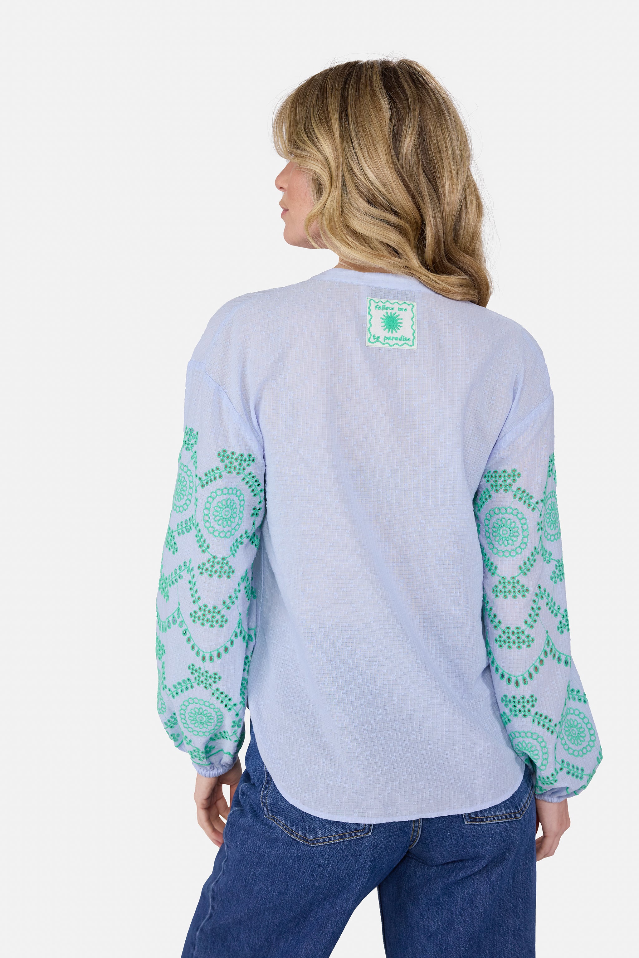 Bluse "ElcinL" aus Baumwolle