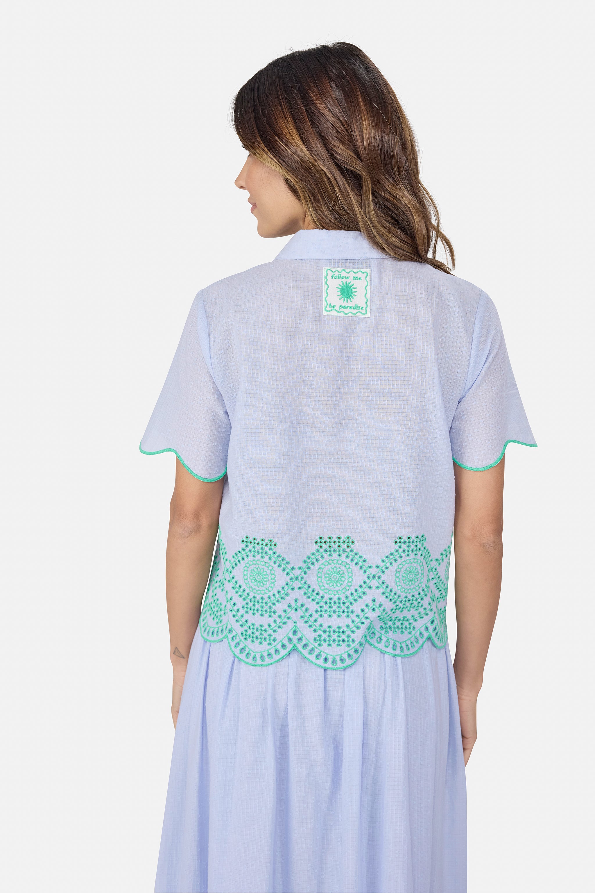 Bluse "RunaL" aus Baumwolle