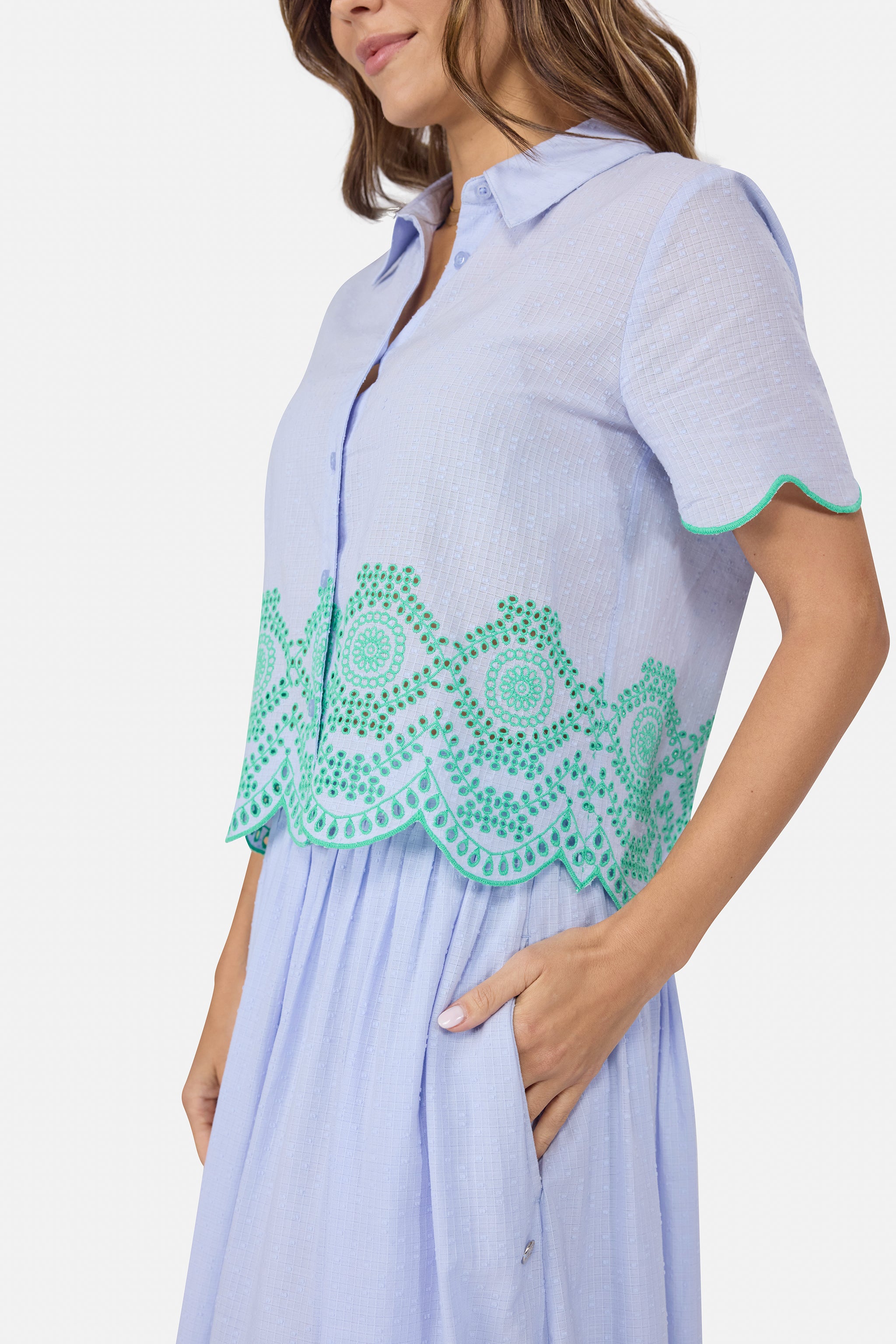 Bluse "RunaL" aus Baumwolle