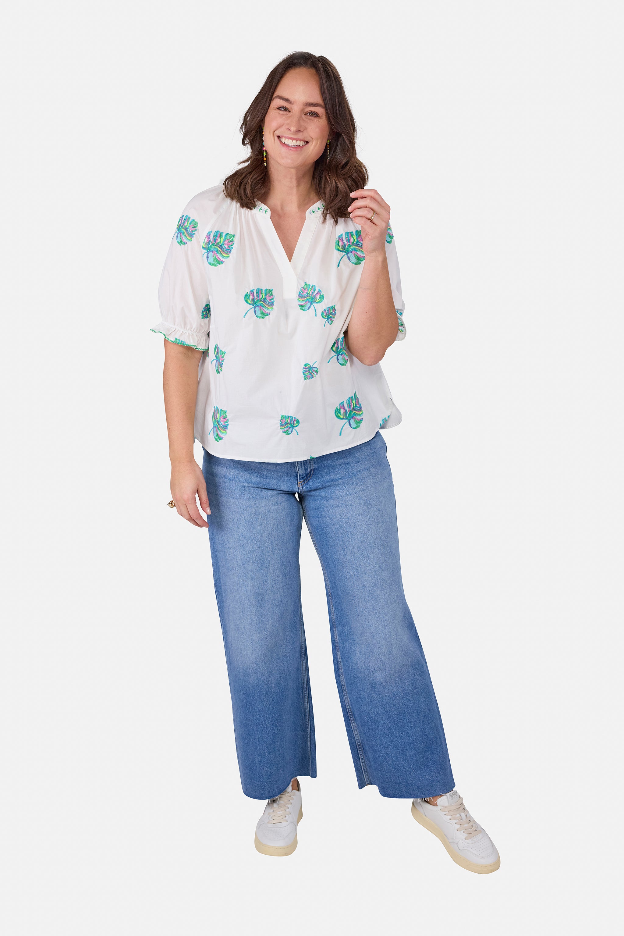 Bluse "RosulaL" aus Baumwolle