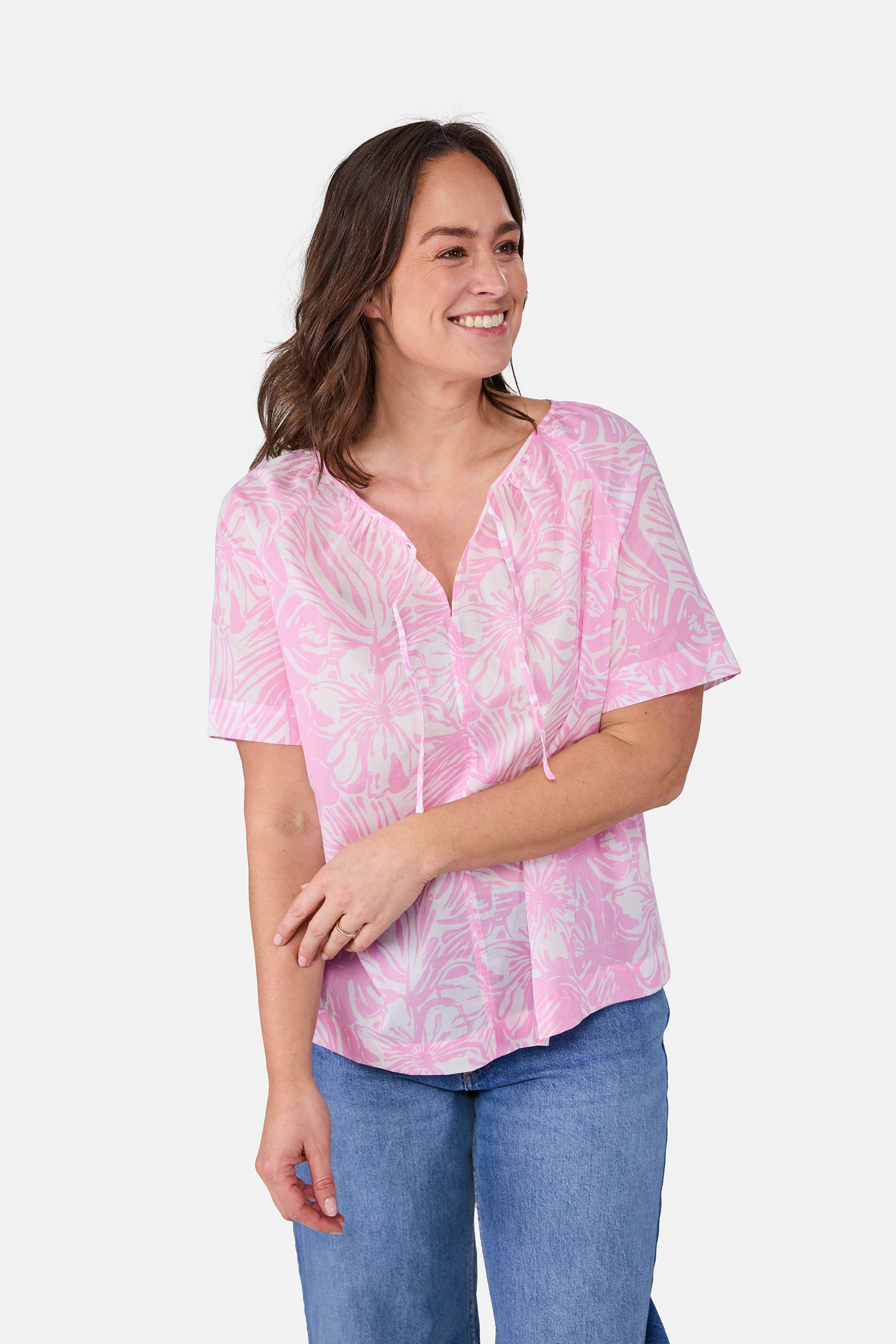 Bluse "ElianeL" aus Baumwolle