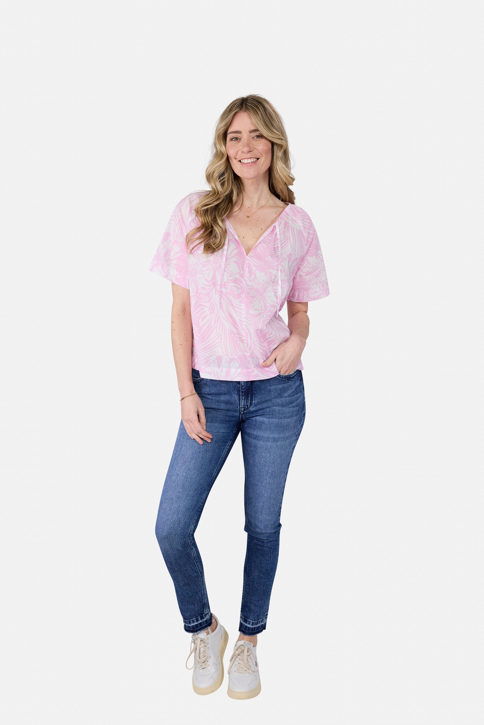 Bluse "ElianeL" aus Baumwolle