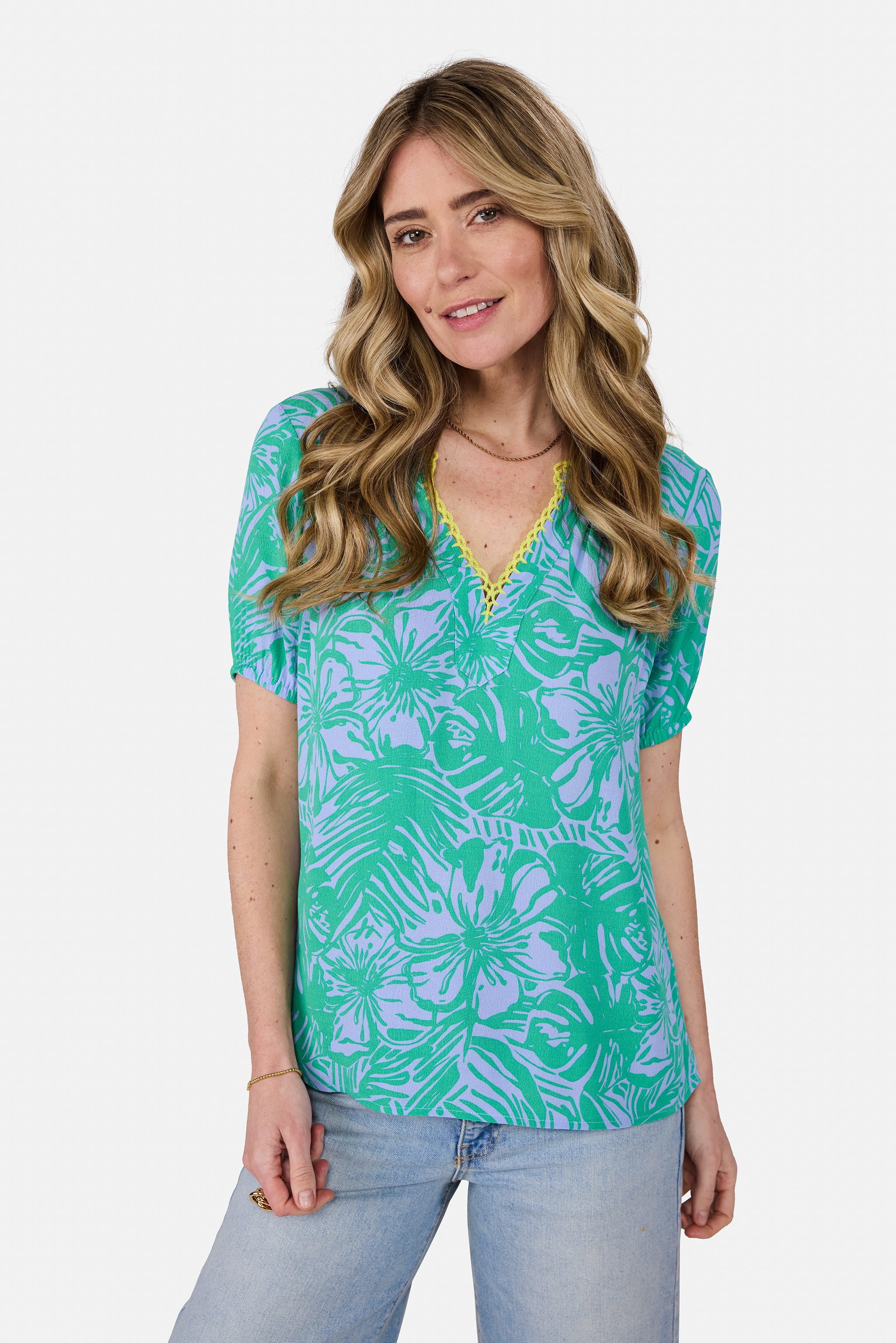 Bluse "EleaL" aus Viskose