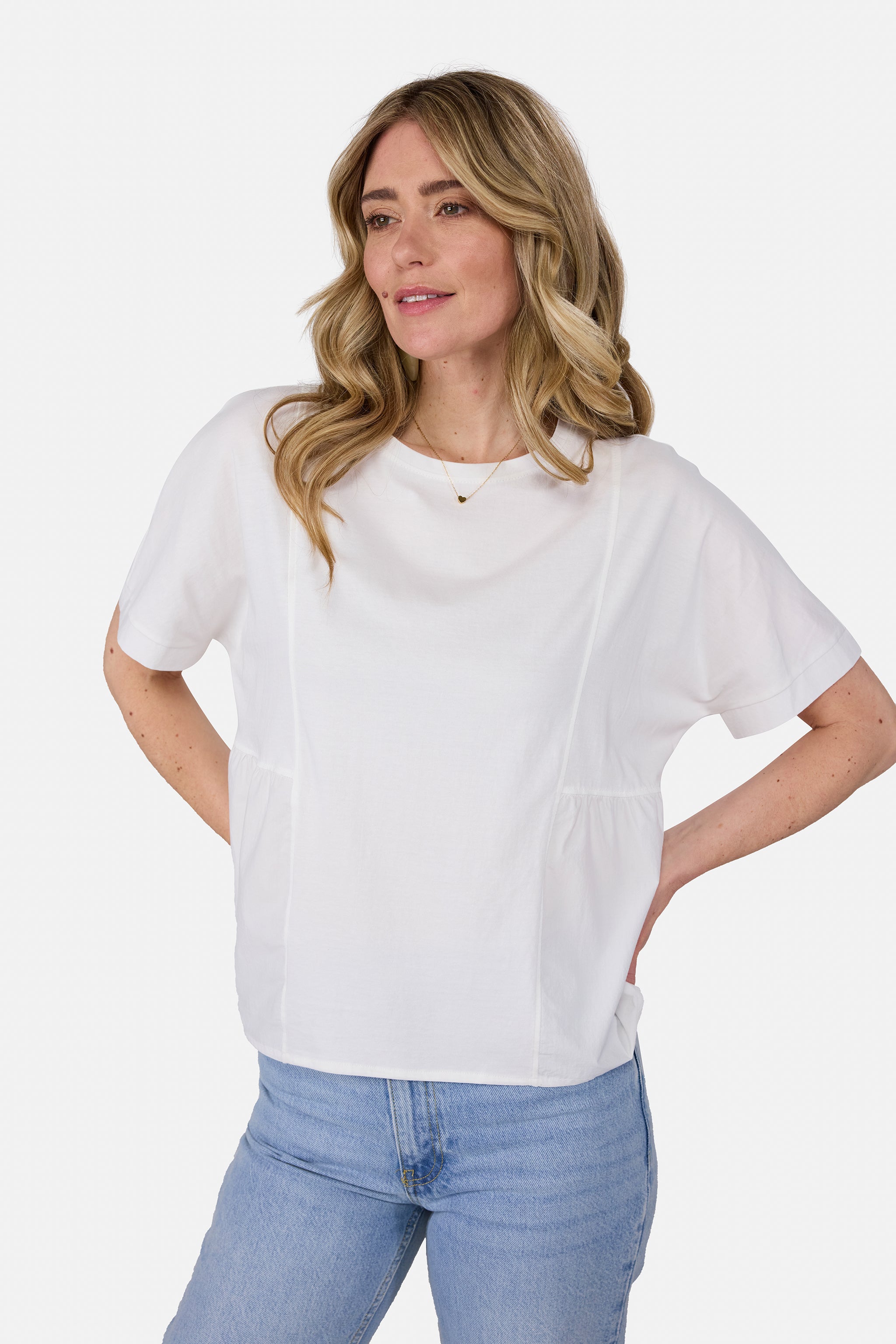 T-Shirt "DajanaL" aus Baumwolle