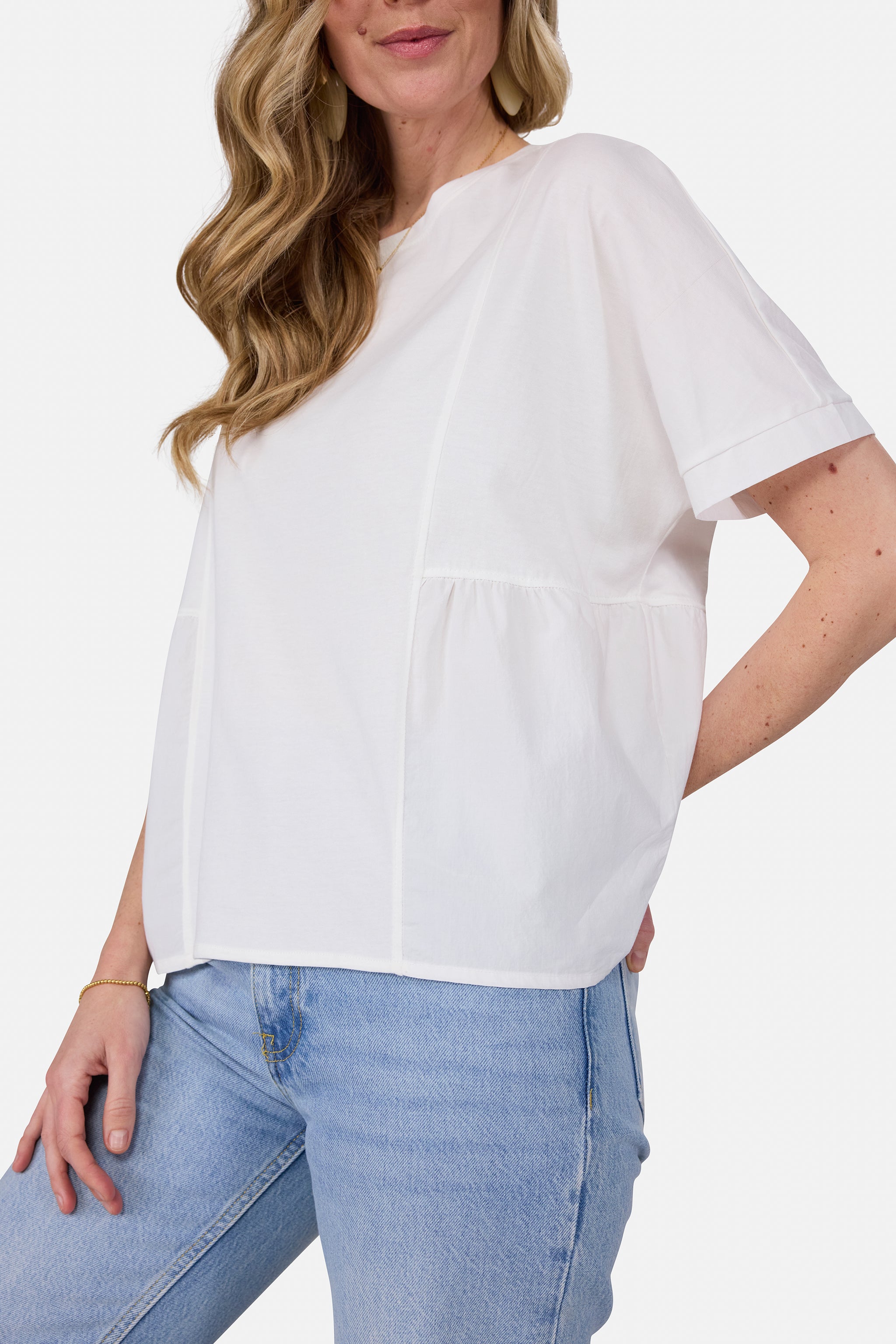 T-Shirt "DajanaL" aus Baumwolle