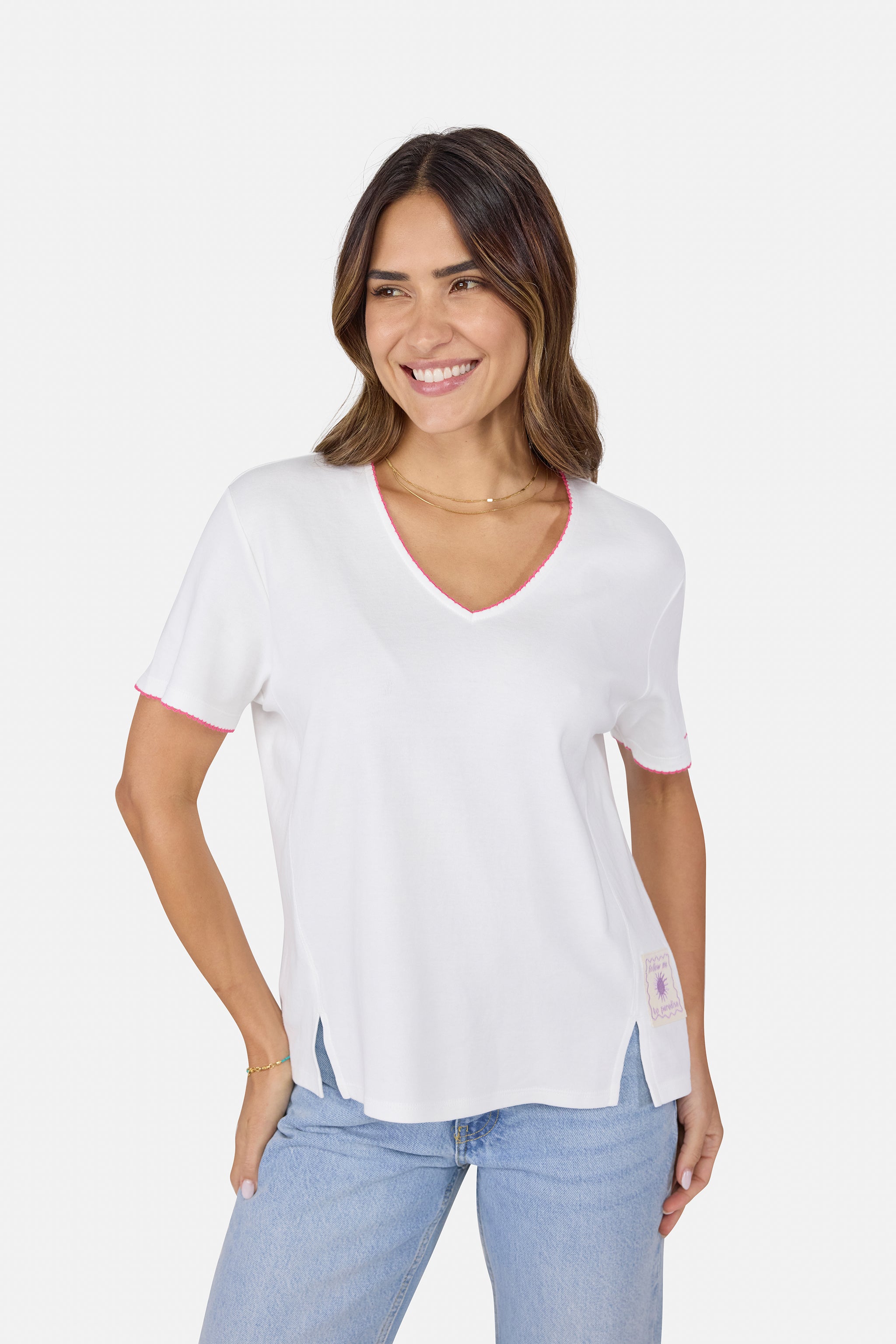 T-Shirt "ColetteL" aus Baumwolle