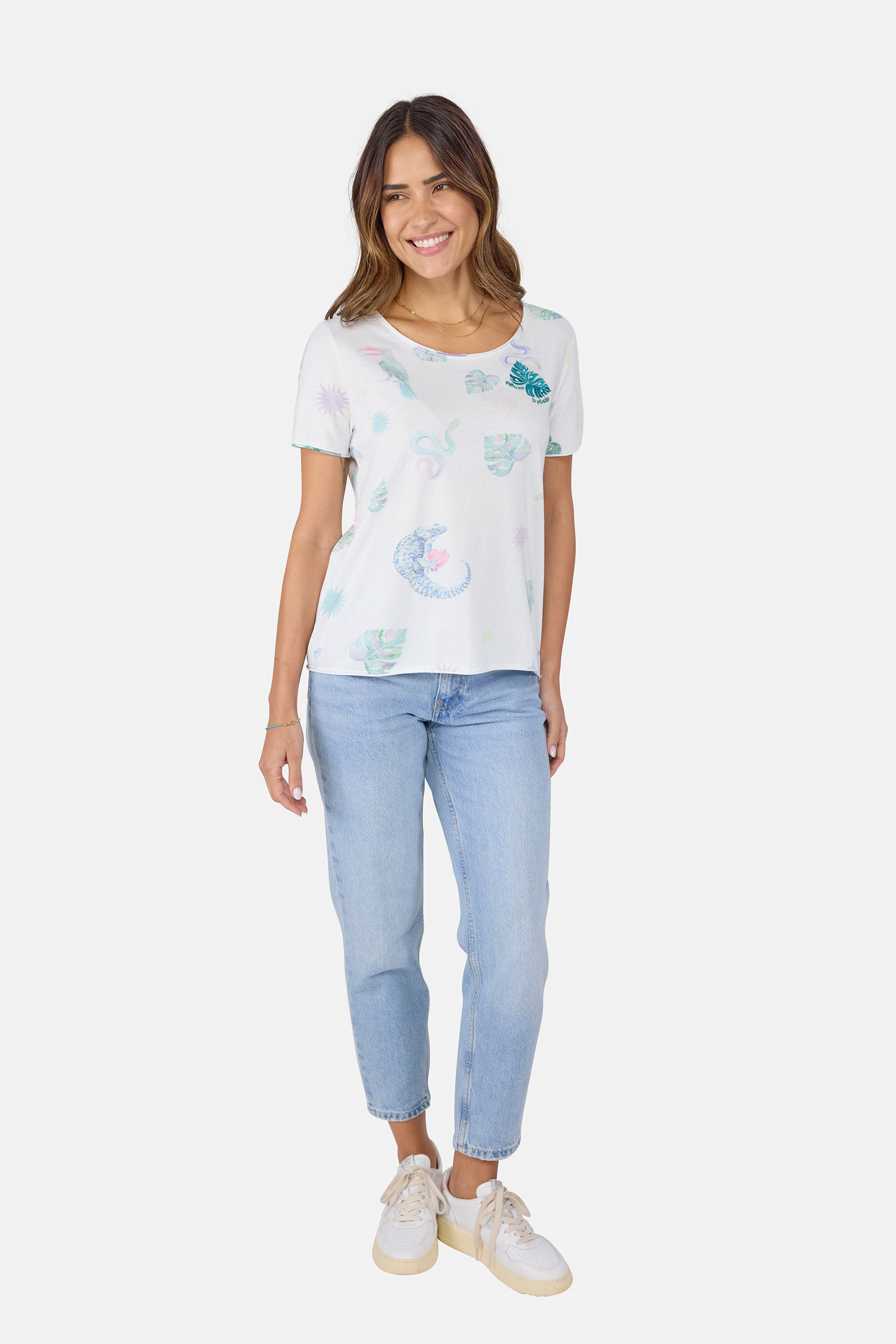 T-Shirt "CeliceL" aus Baumwolle