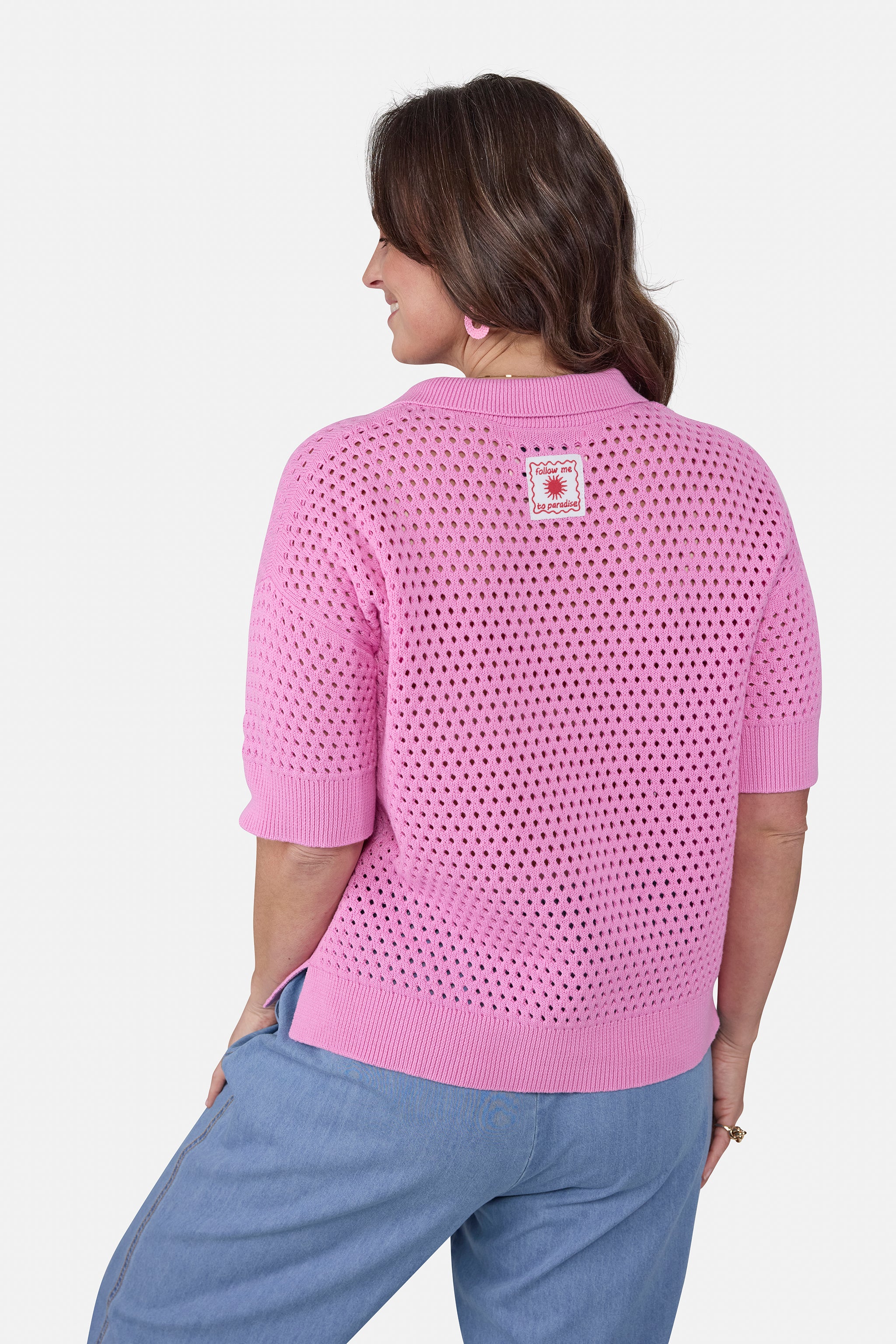 Strickpullover "PinsaL" aus Baumwolle