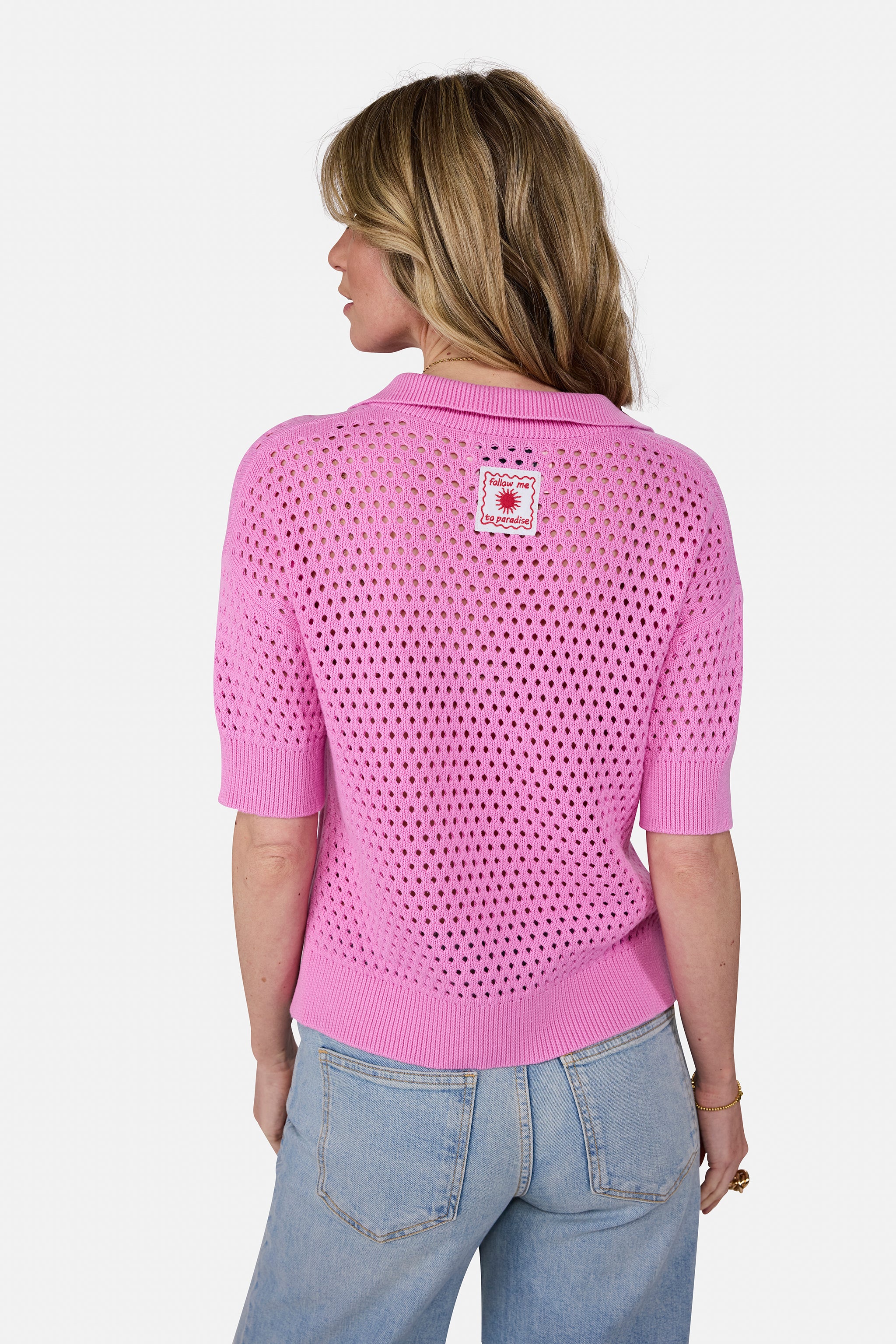 Strickpullover "PinsaL" aus Baumwolle