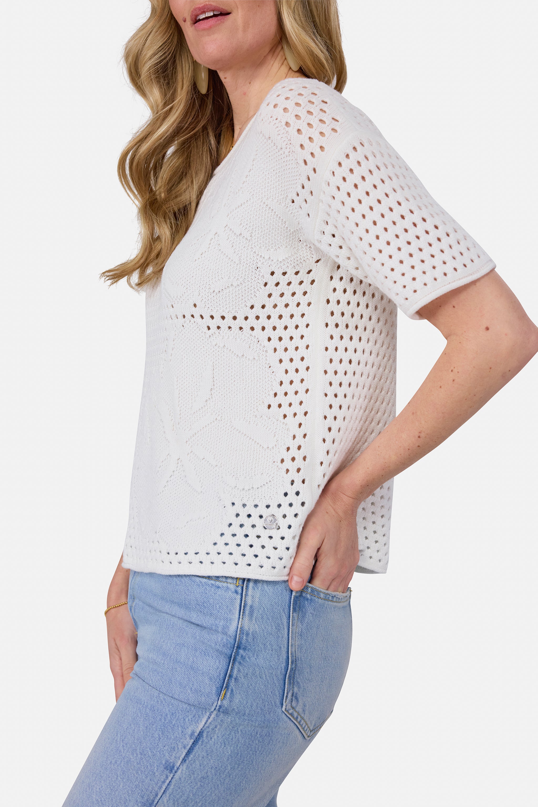 Strickpullover "QuirinaL" aus Baumwolle